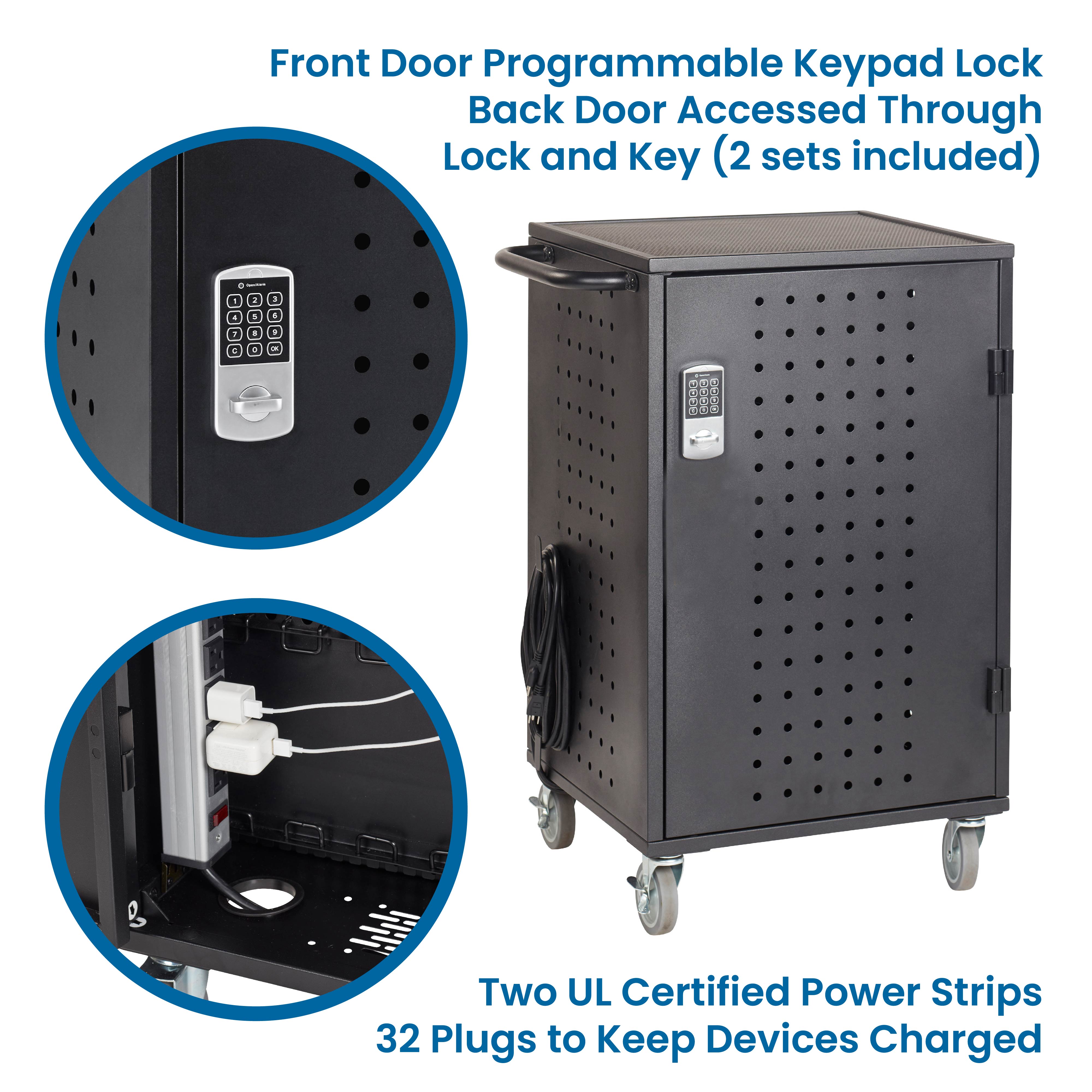 30-Bay Charging Cart