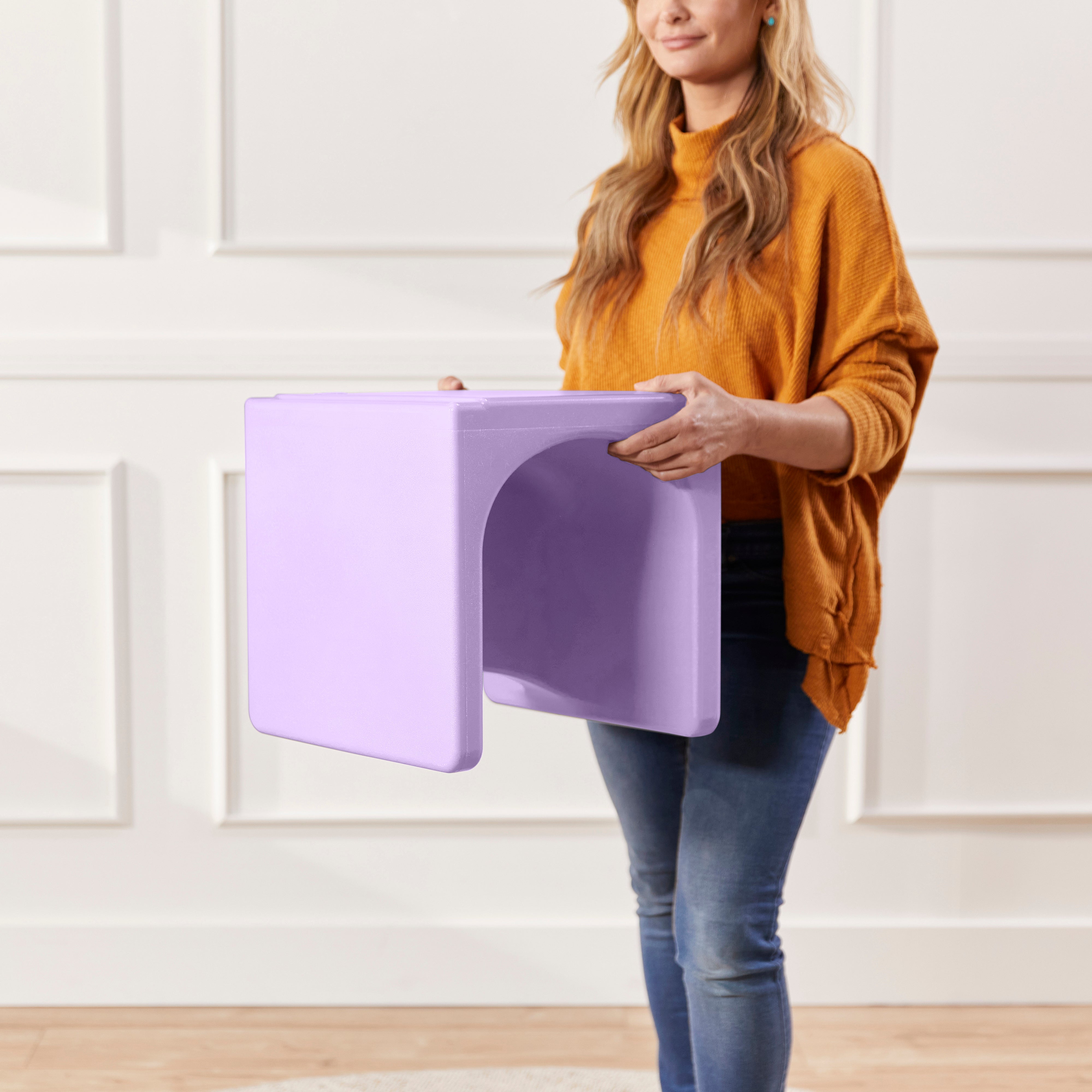 Tri-Me Table and Cube Chair Set, 3-Piece