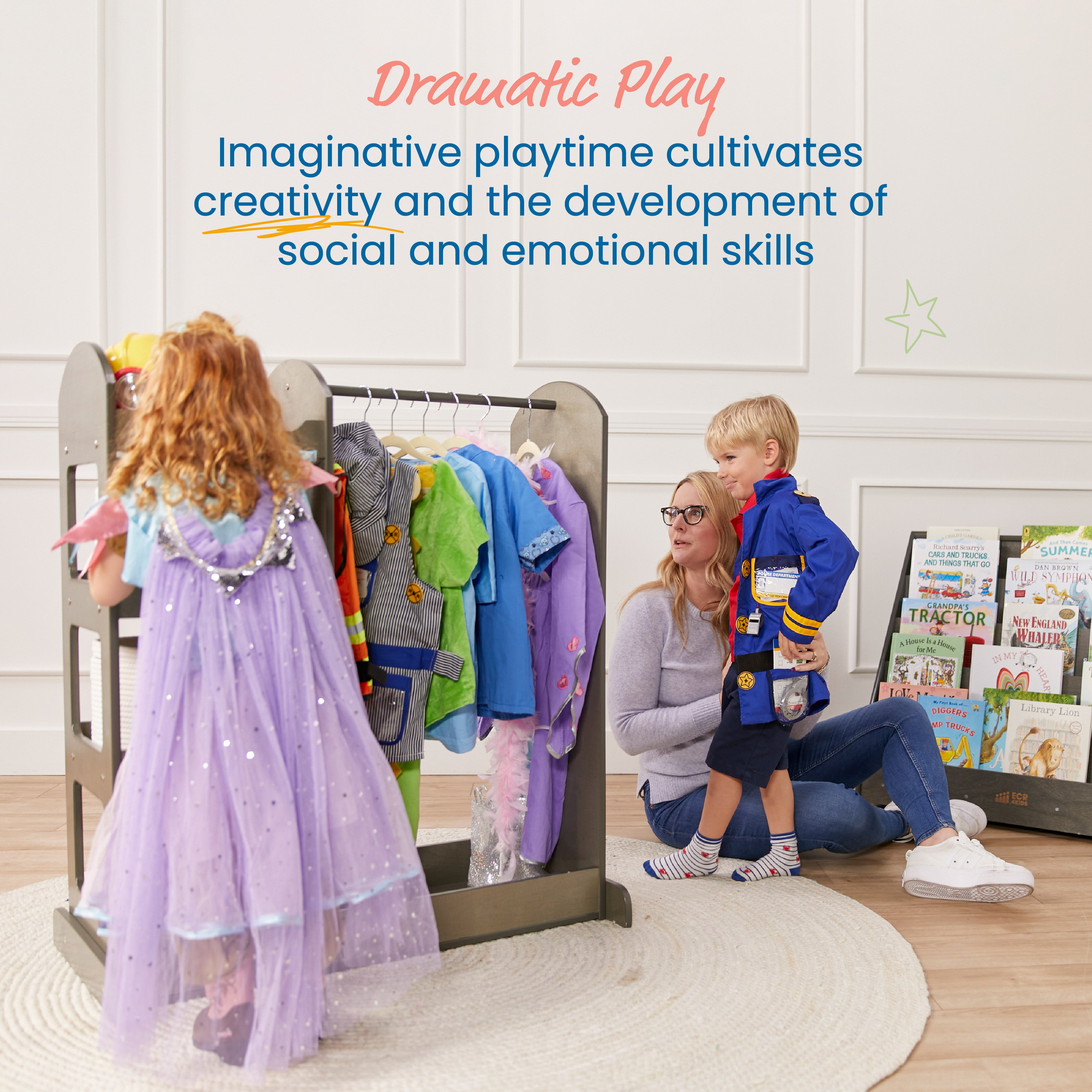 Dress-Up Center with Mirror