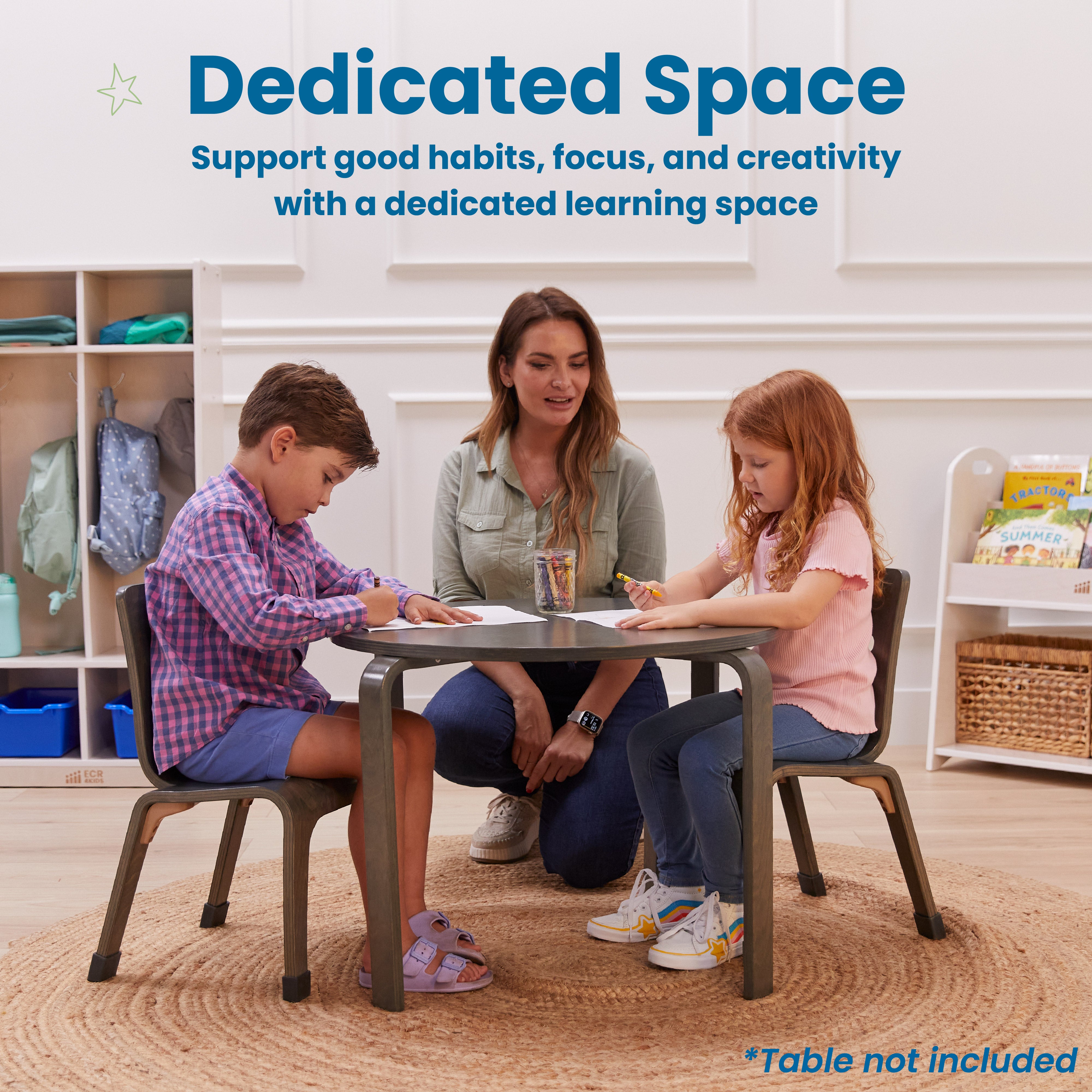 Bentwood Chair, 12in Seat Height, 2-Pack