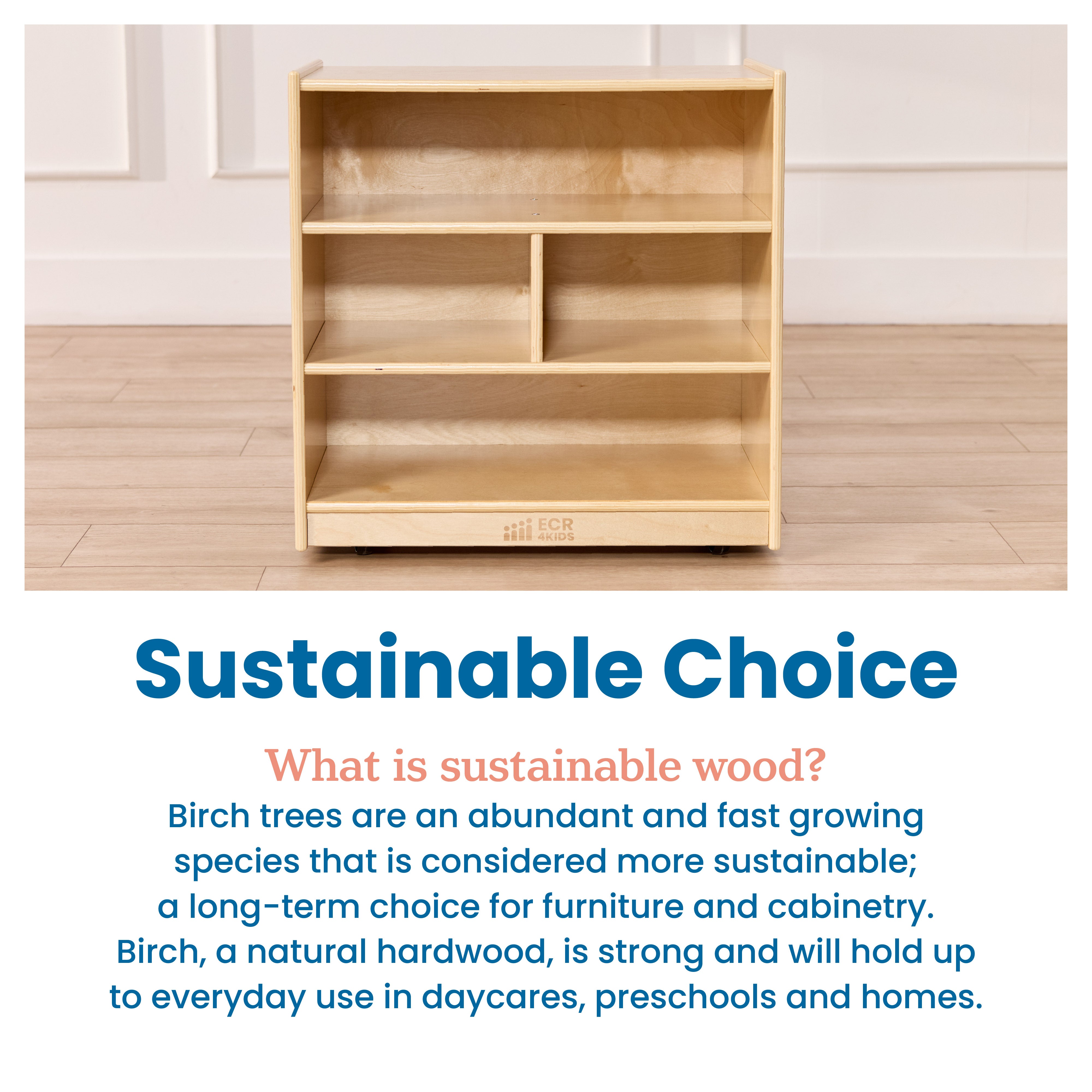 Mobile Block Storage Cart, Small