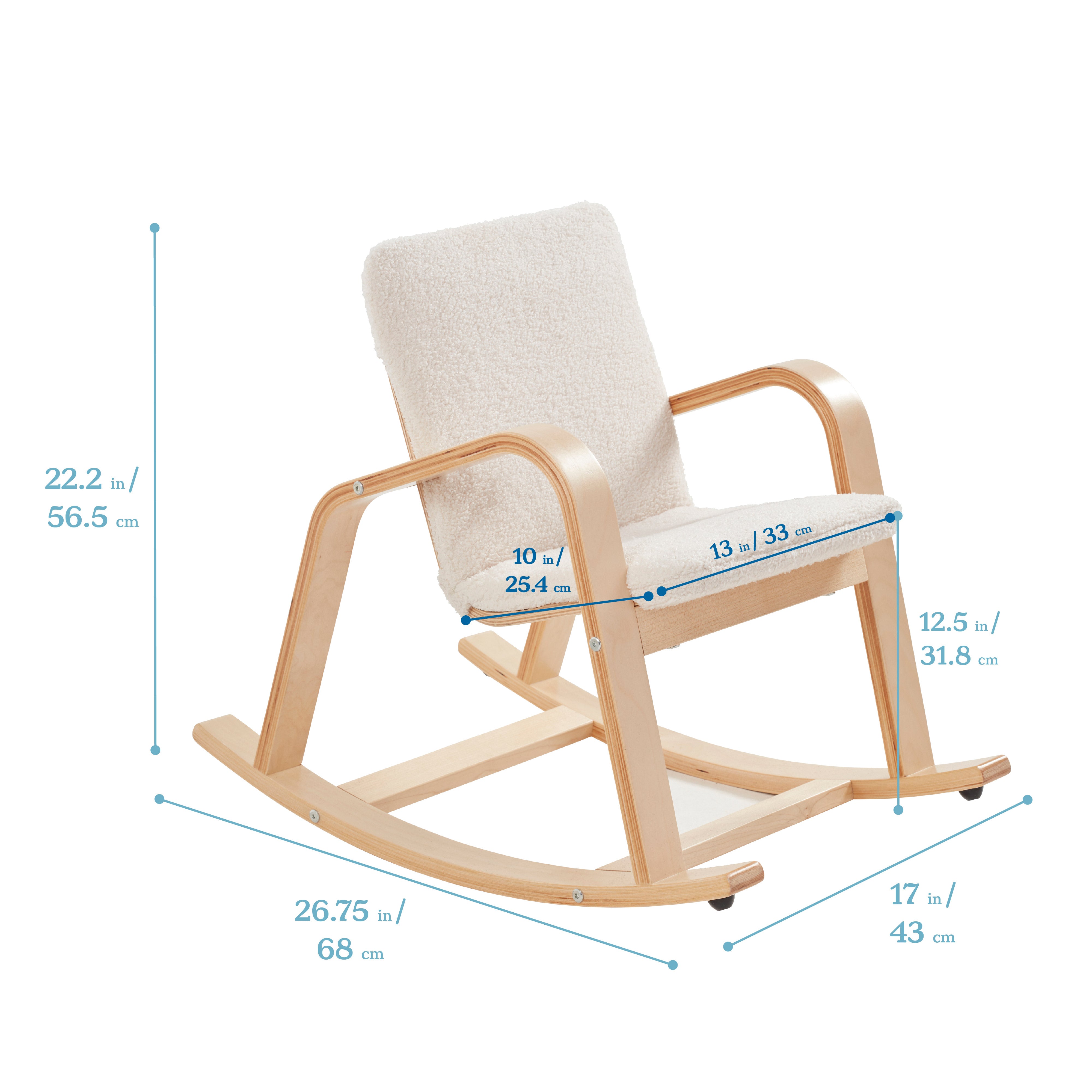Bentwood Rocking Chair with Cushion