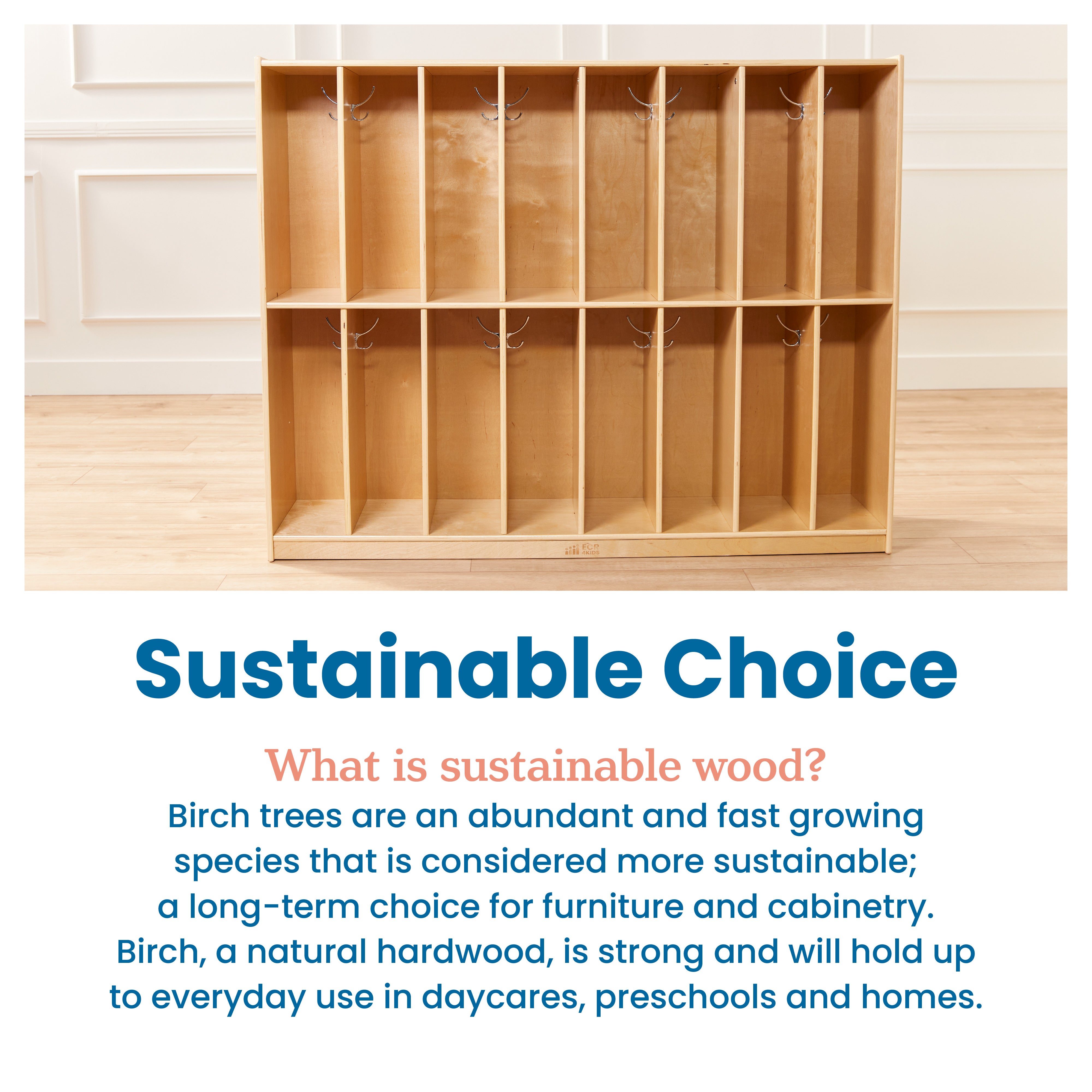 16-Section Coat Locker