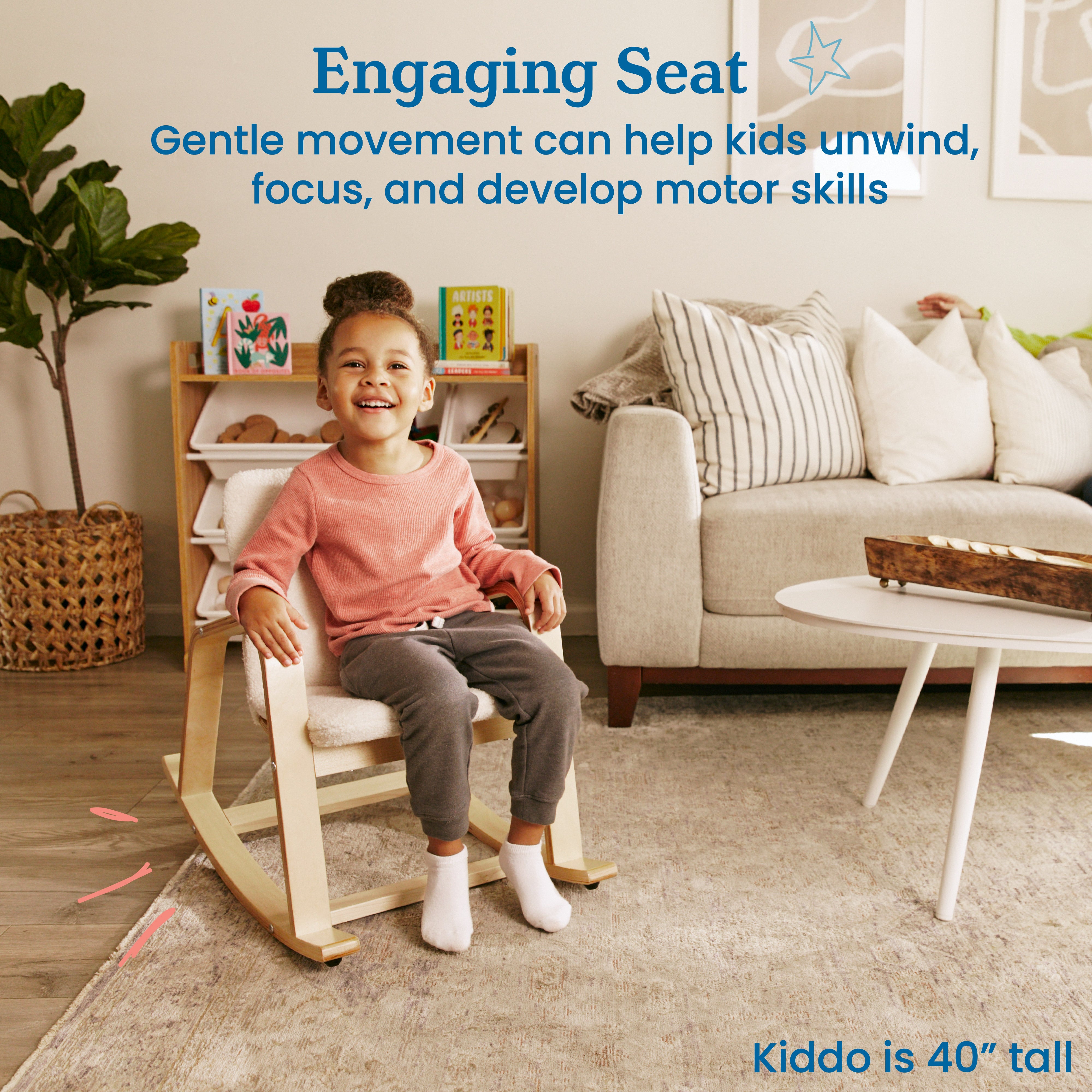 Bentwood Rocking Chair with Cushion