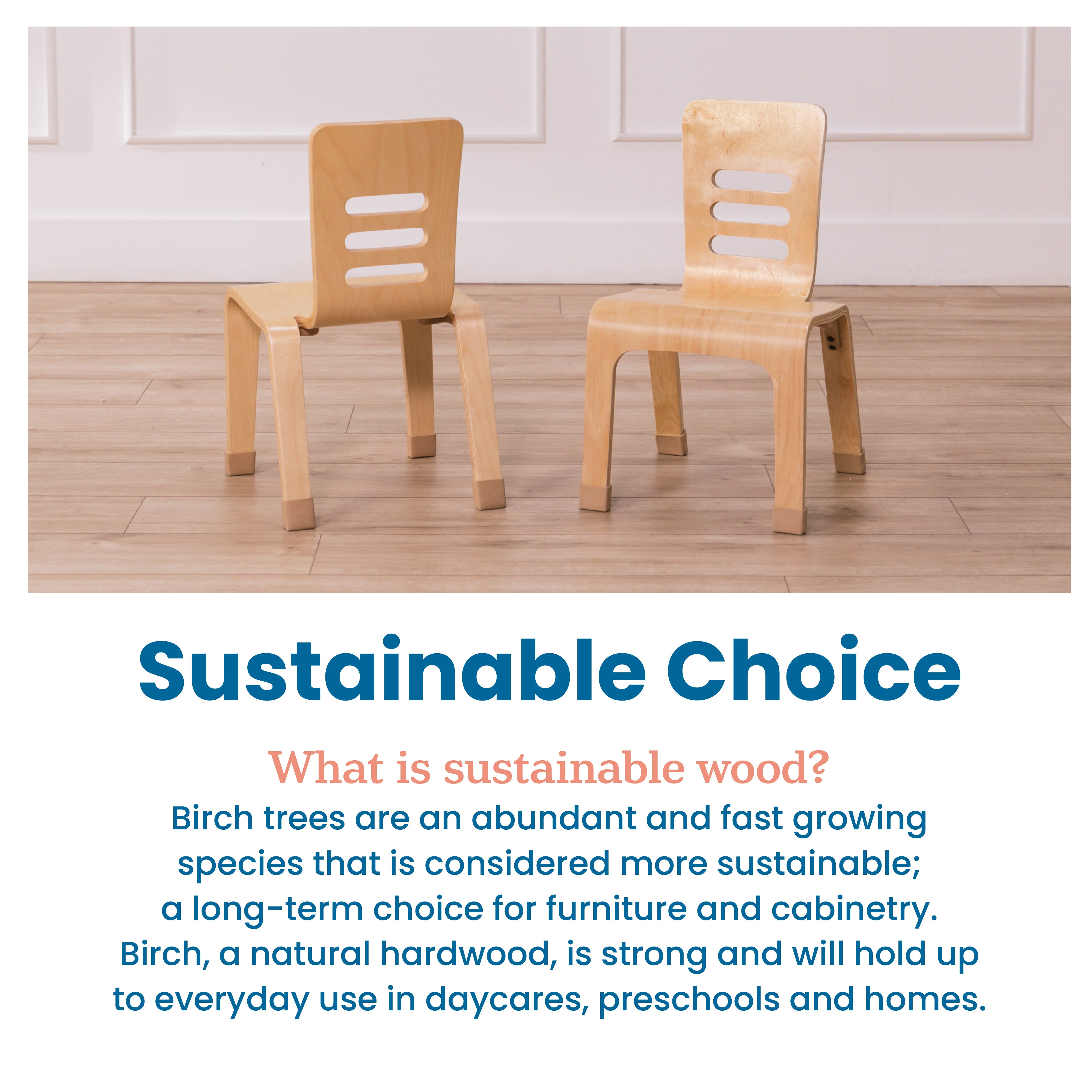 Bentwood Chair, 12in Seat Height, 2-Pack