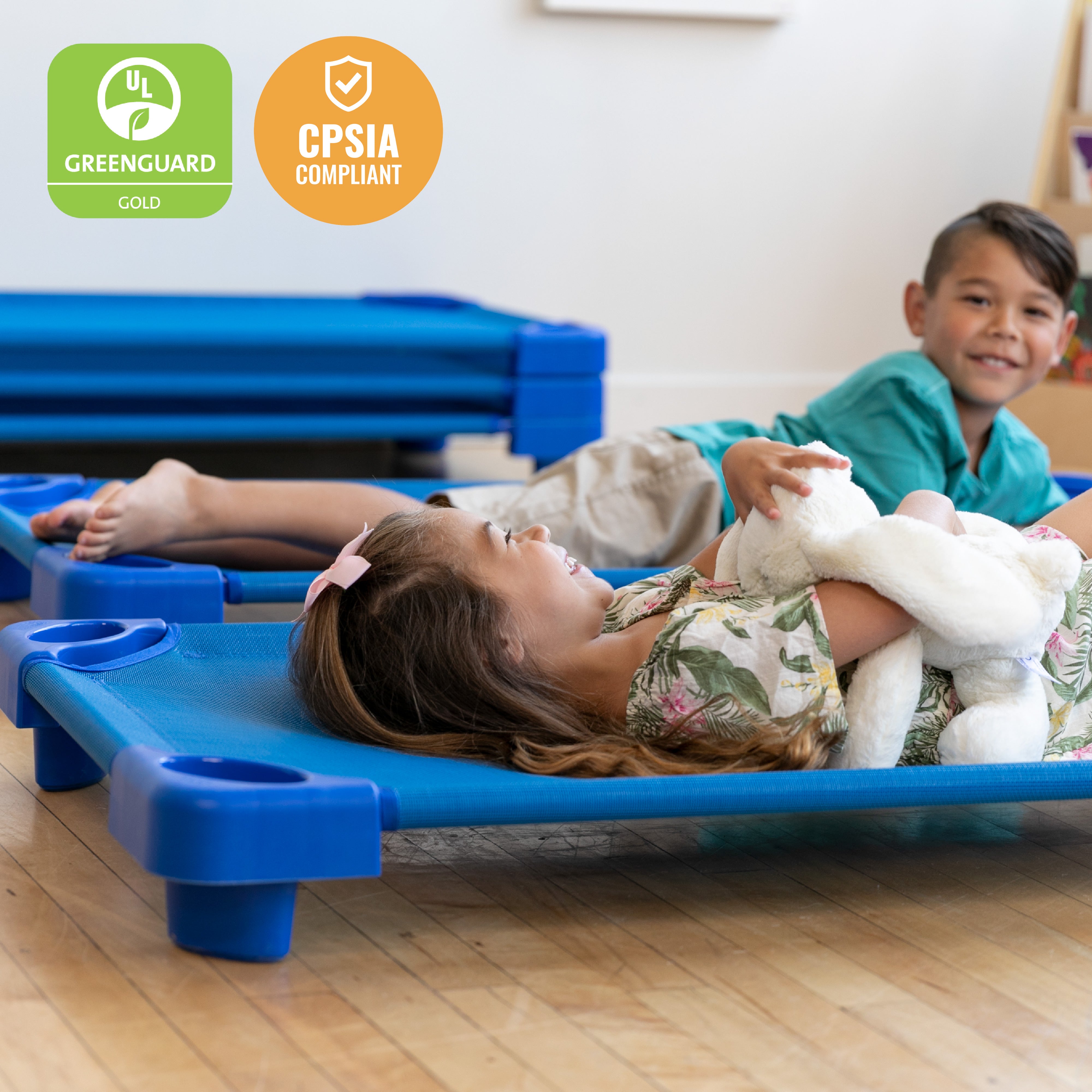 Stackable Kiddie Cot Corner, Replacement Parts, 4-Pack
