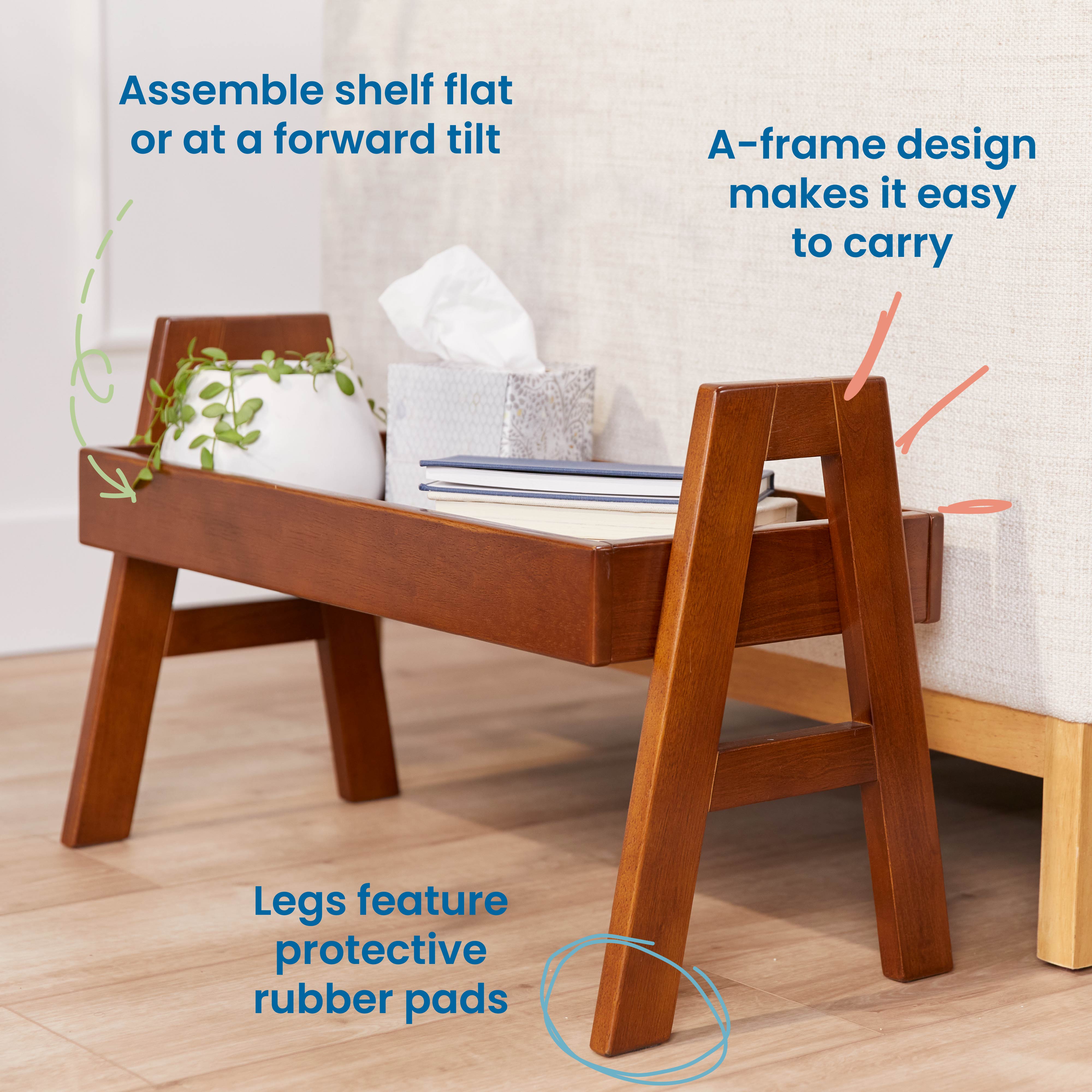 Adjustable Stacking Shelf Organizer with Full Edge
