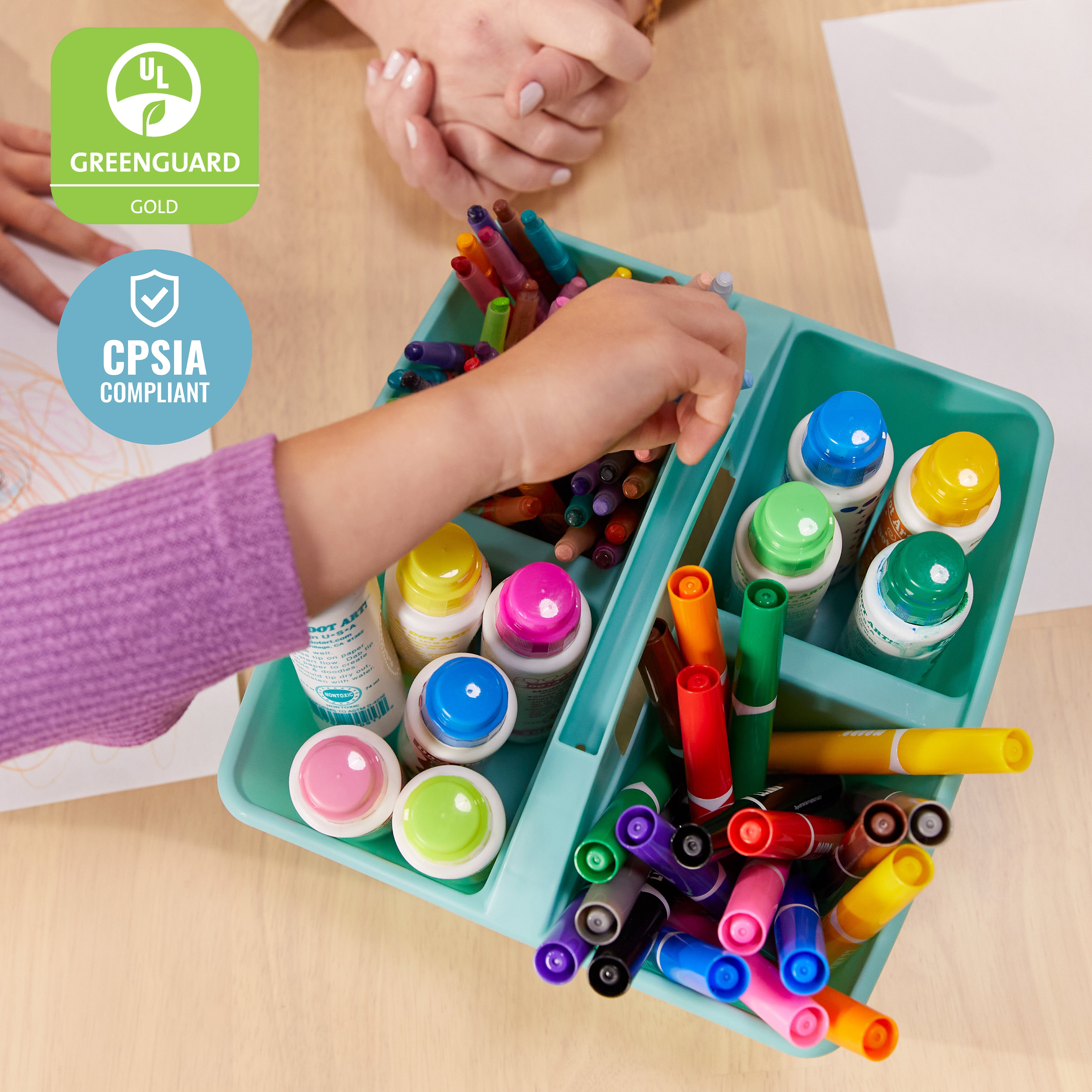 4-Compartment Medium Caddy, 6-Pack