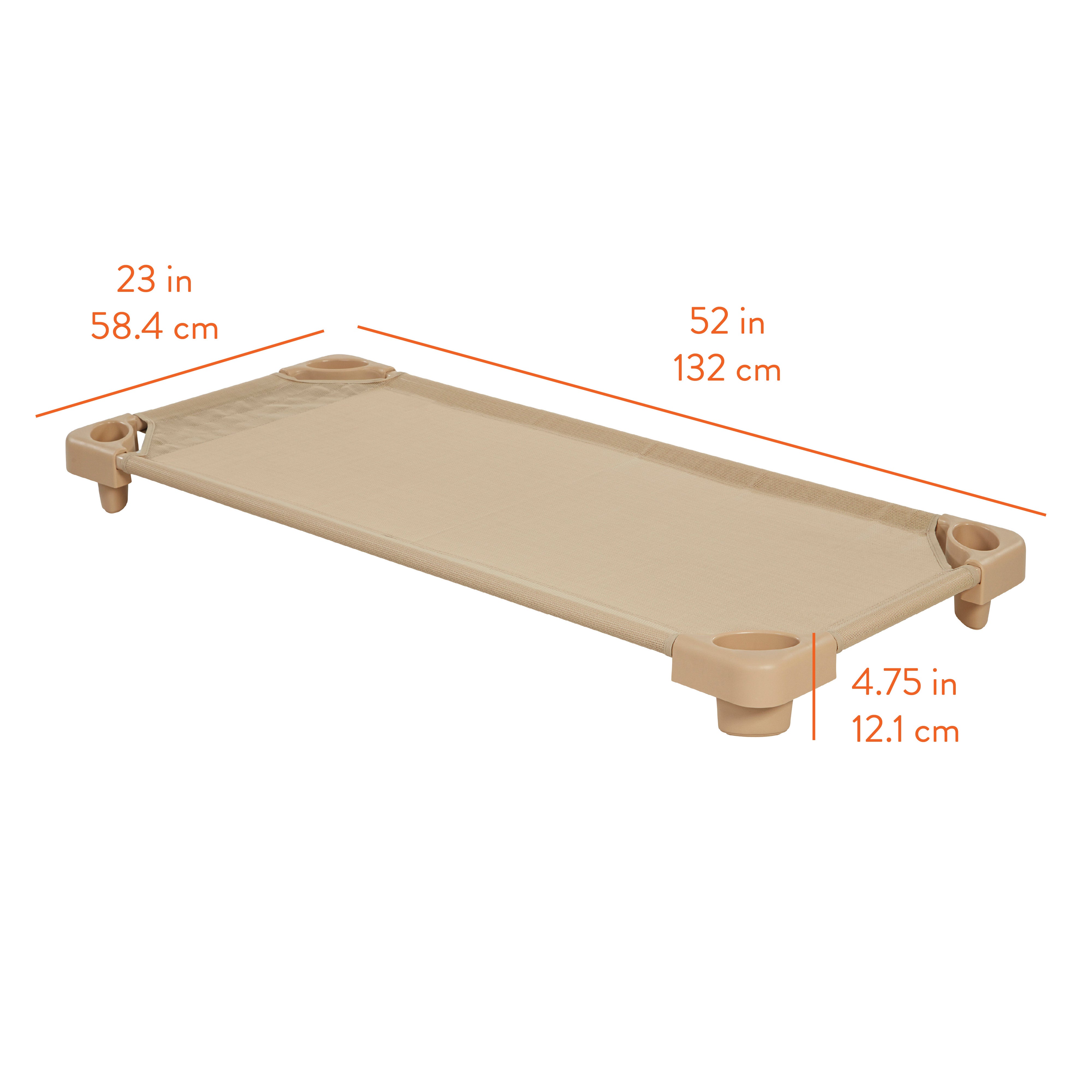 Sleepline Stackable Cots, Ready-to-Assemble, 6-Pack