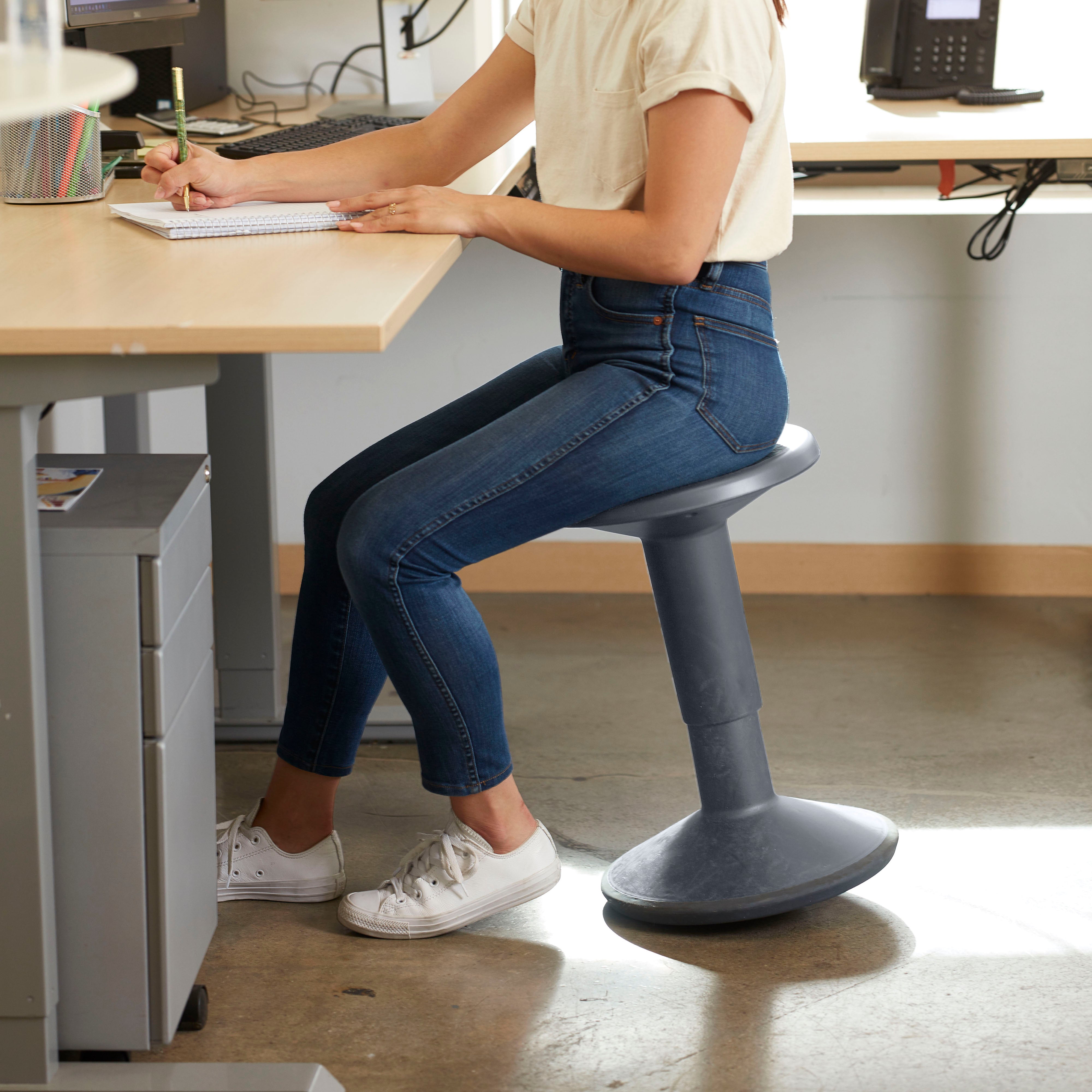 SitWell Wobble Stool, Adjustable Height