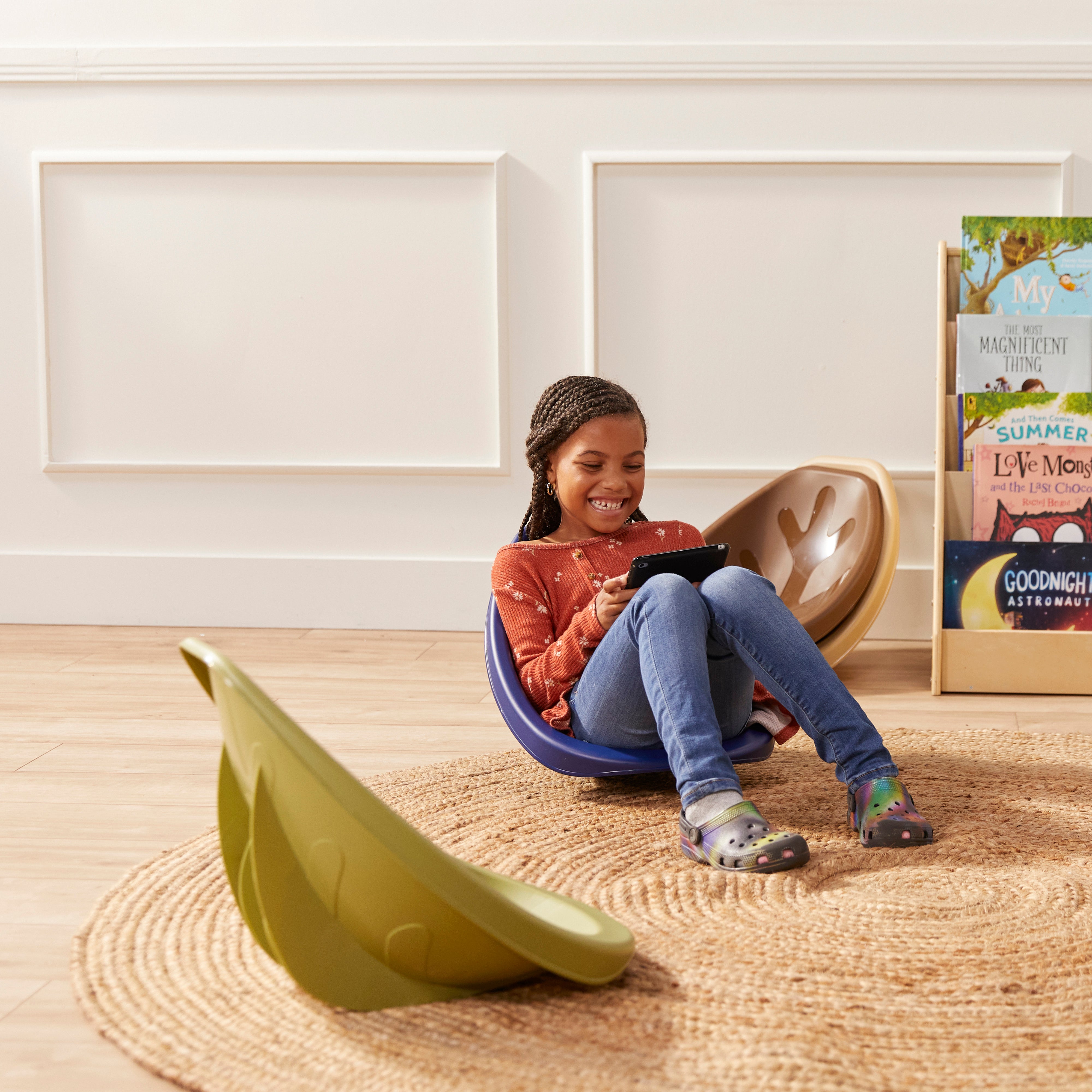 Leaf Floor Seat, Rocker Chair, 6-Piece