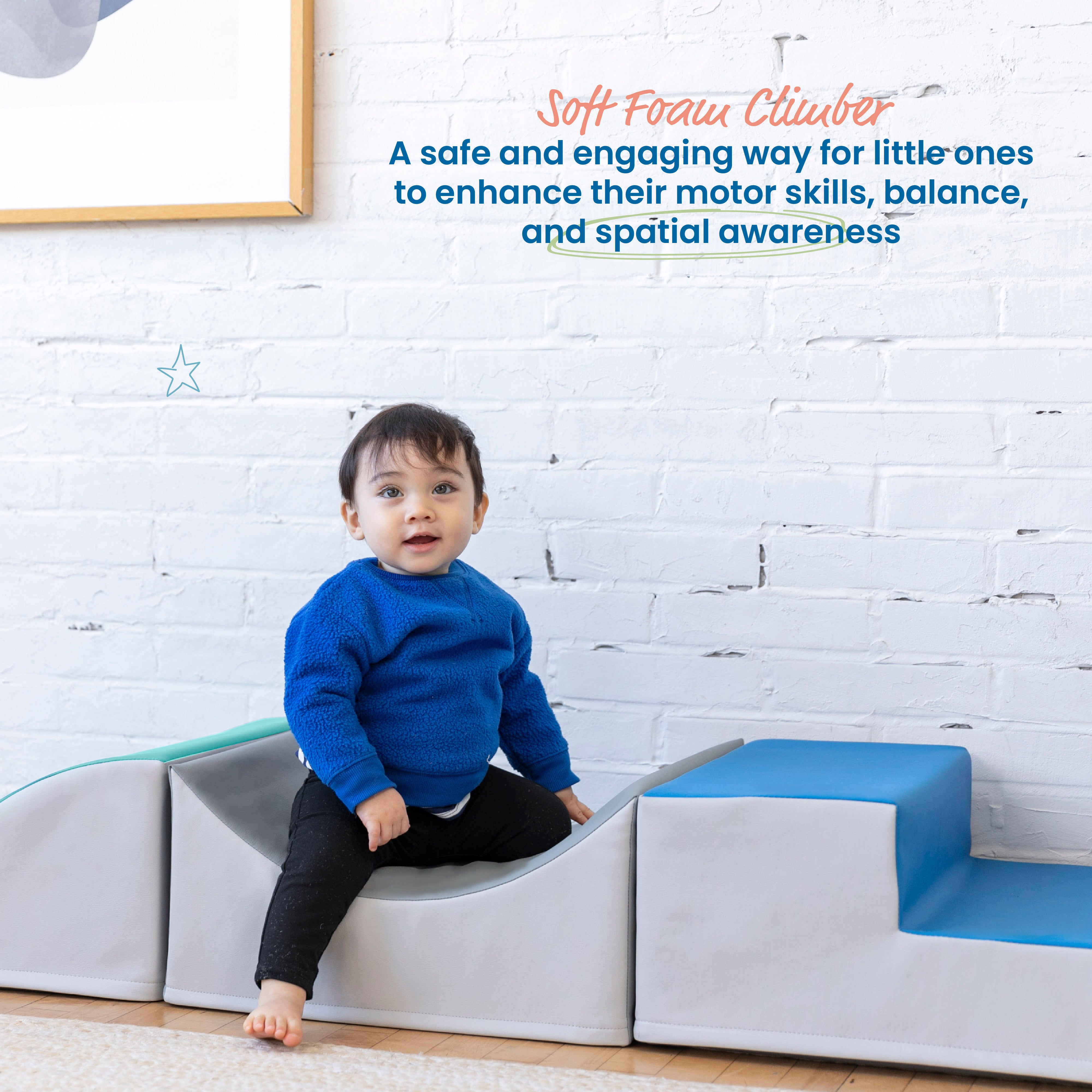 SoftZone Traversing Trio Climber, 3-Piece