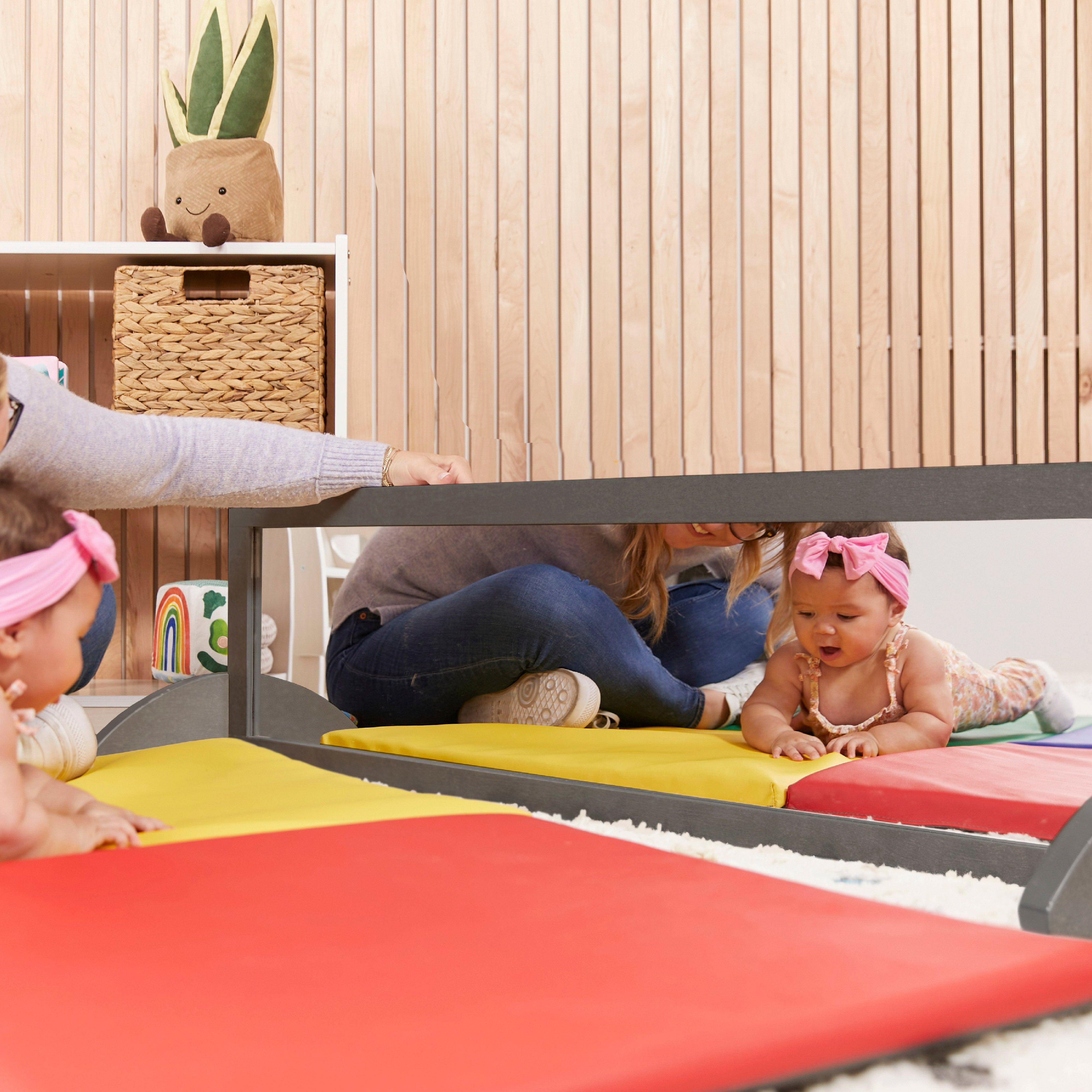 Wooden Single-Sided Bi-Directional Mirror