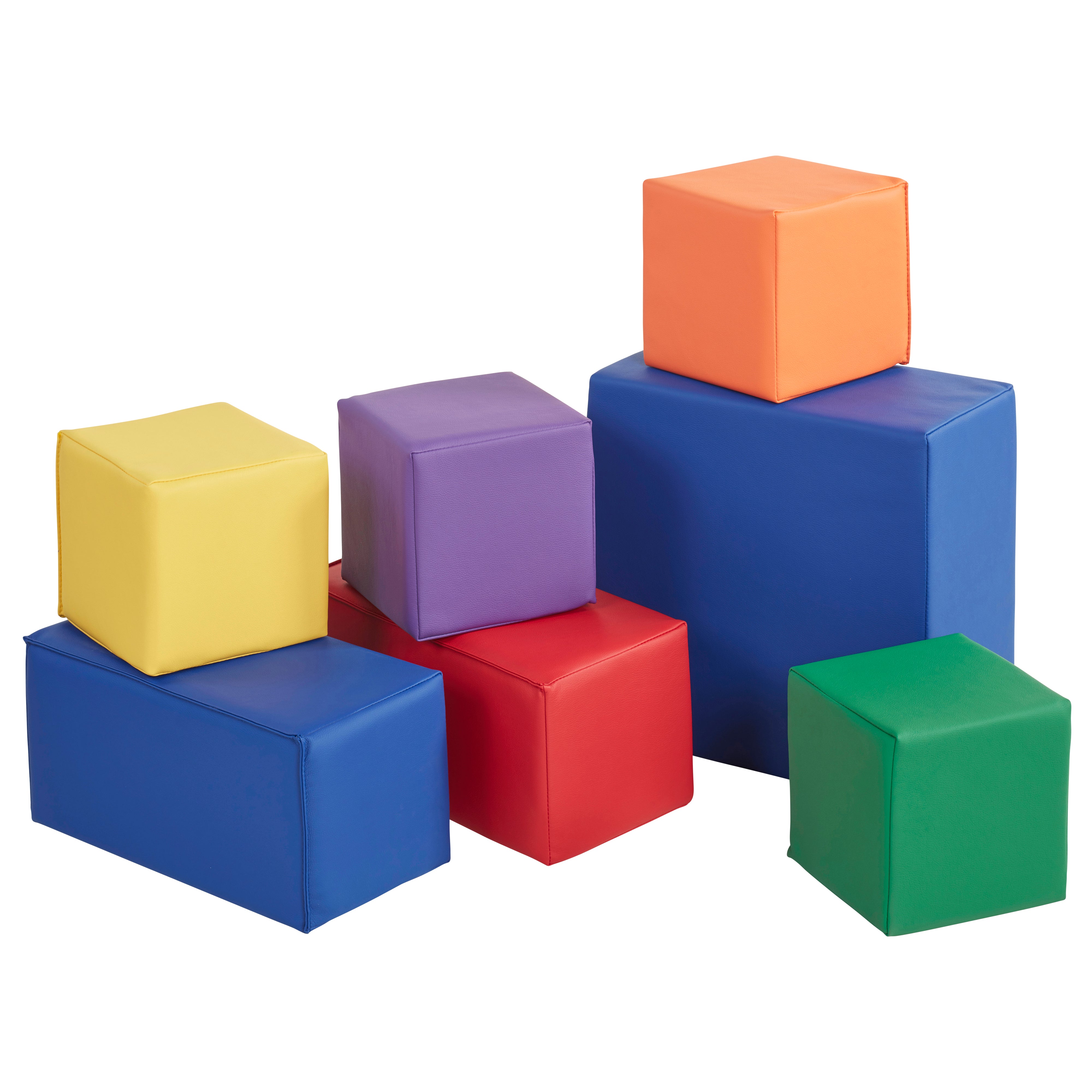 SoftZone Big Foam Building Blocks, 7-Piece