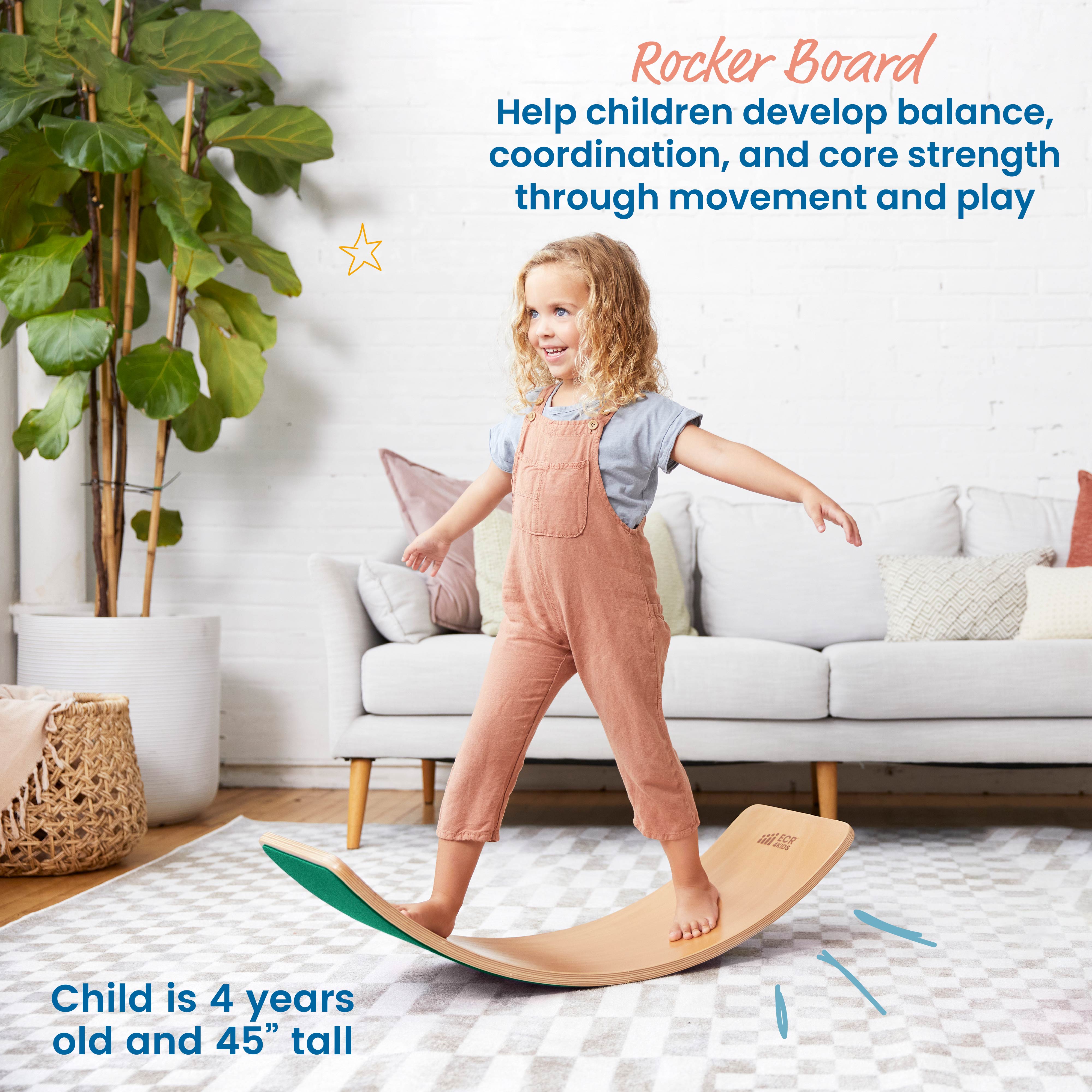 Balance Board with Felt Base