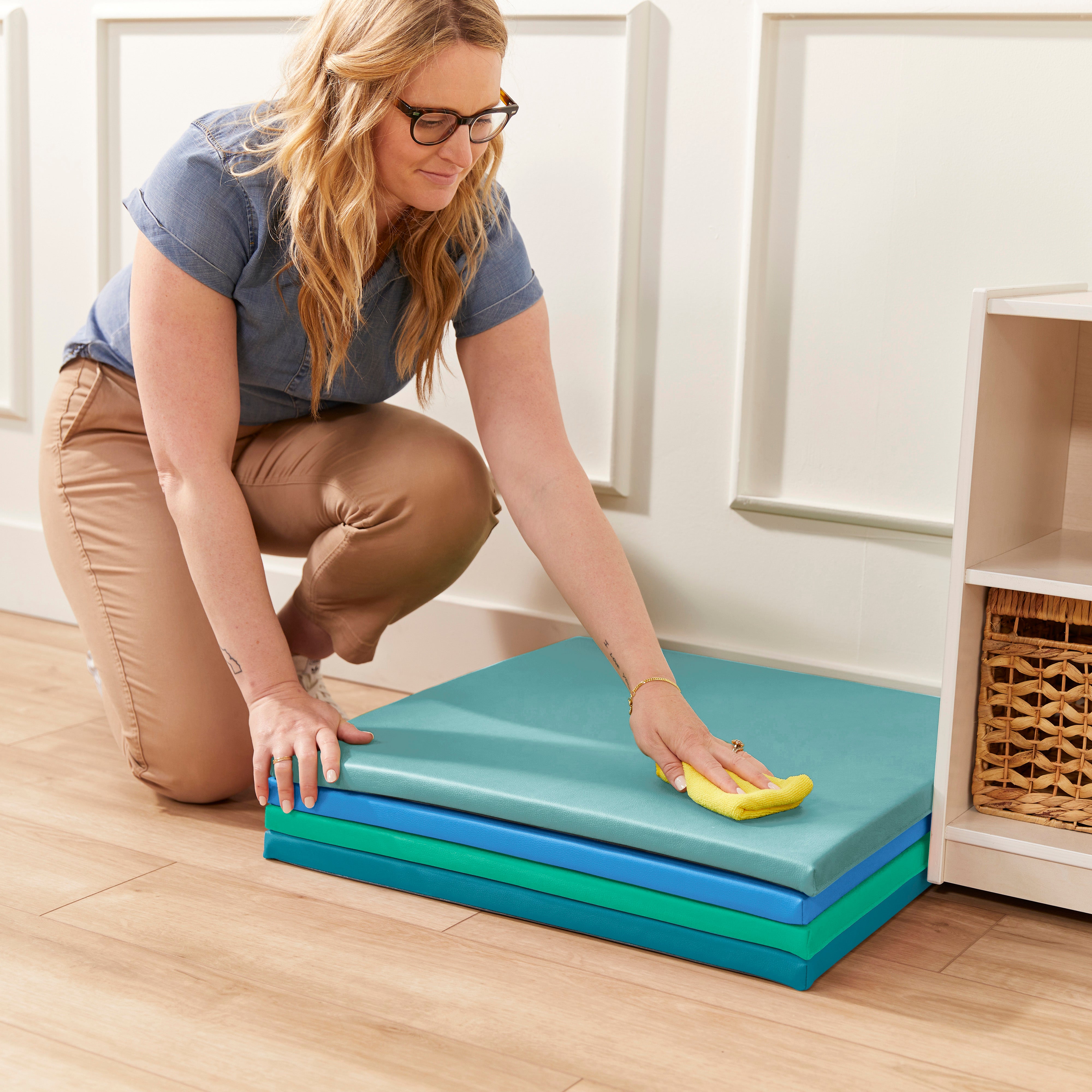 Play Patch Activity Mat and Toy Bins, 6-Piece