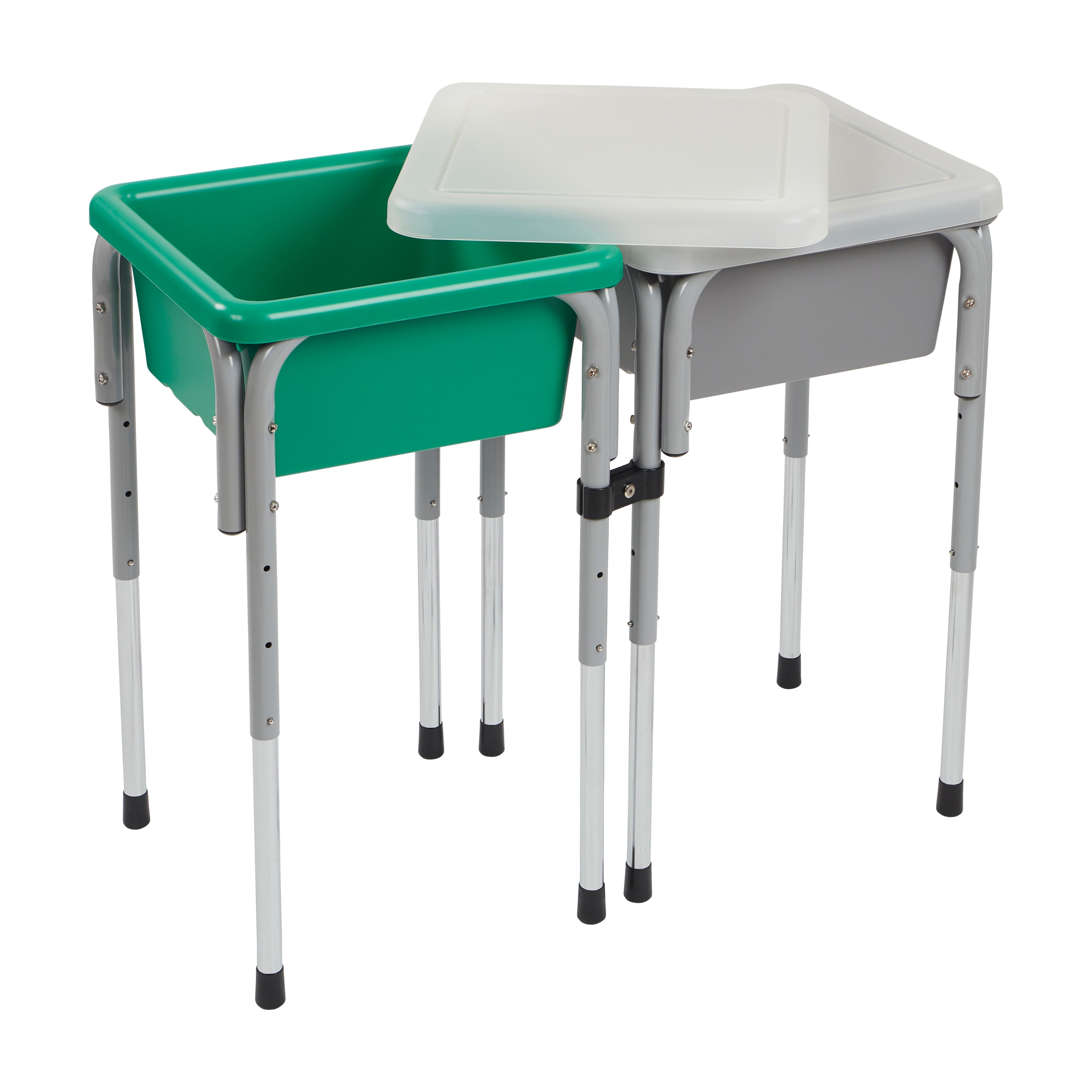 2-Station Sand and Water Adjustable Play Table