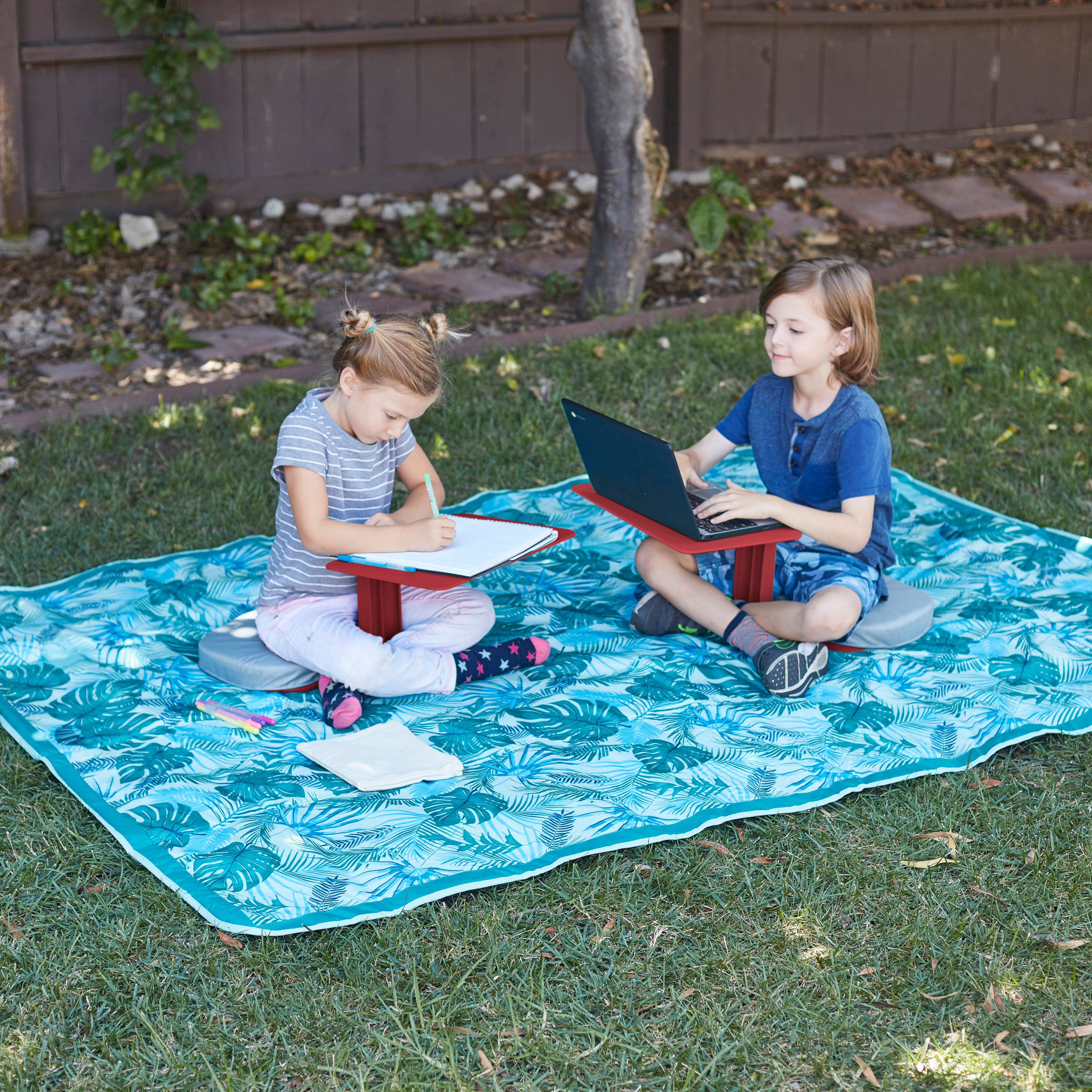 The Surf Portable Lap Desk, Kids Floor Desk, One-Piece Writing Table, Flexible Seating, 10-Pack