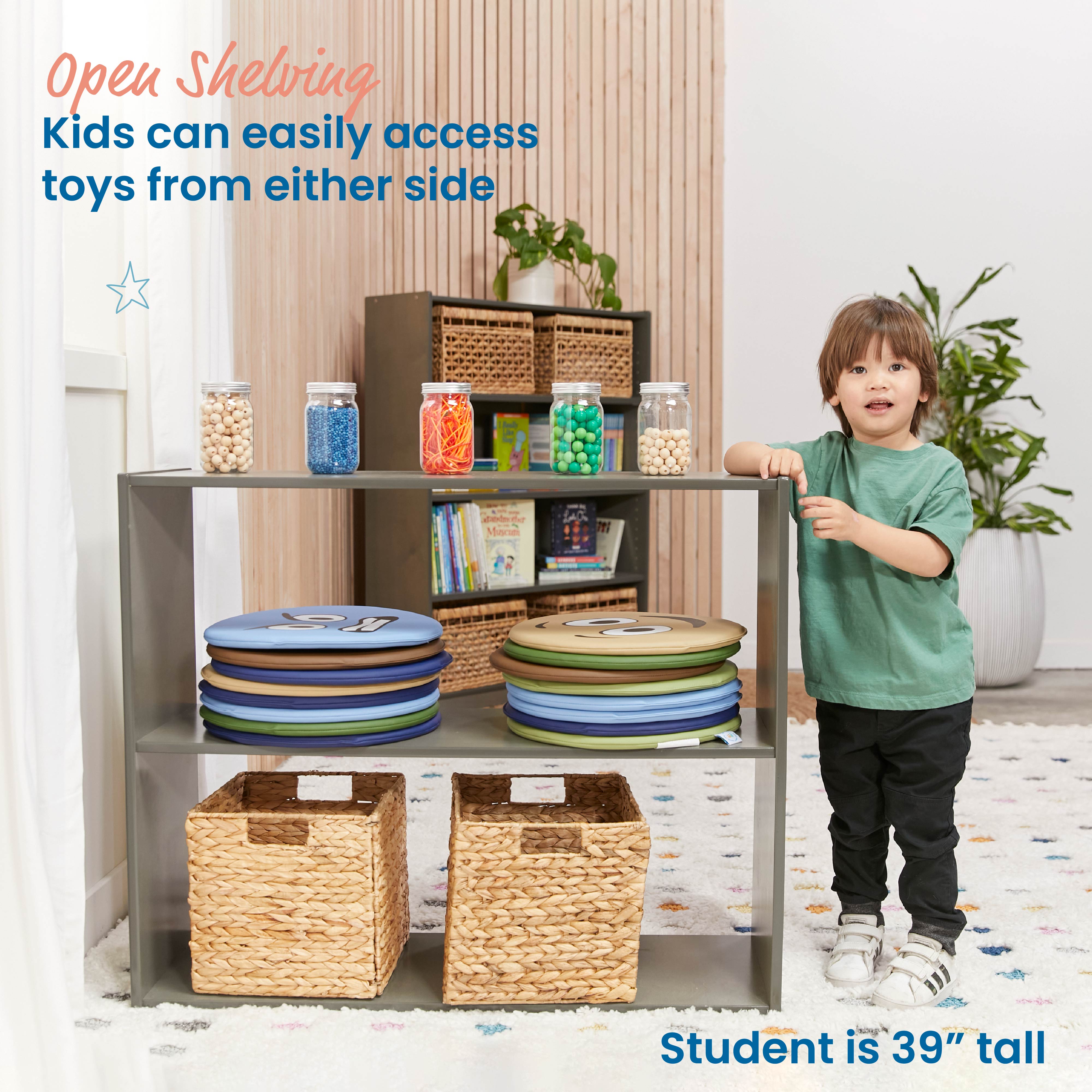 Streamline 2-Shelf Storage Cabinet, 30in