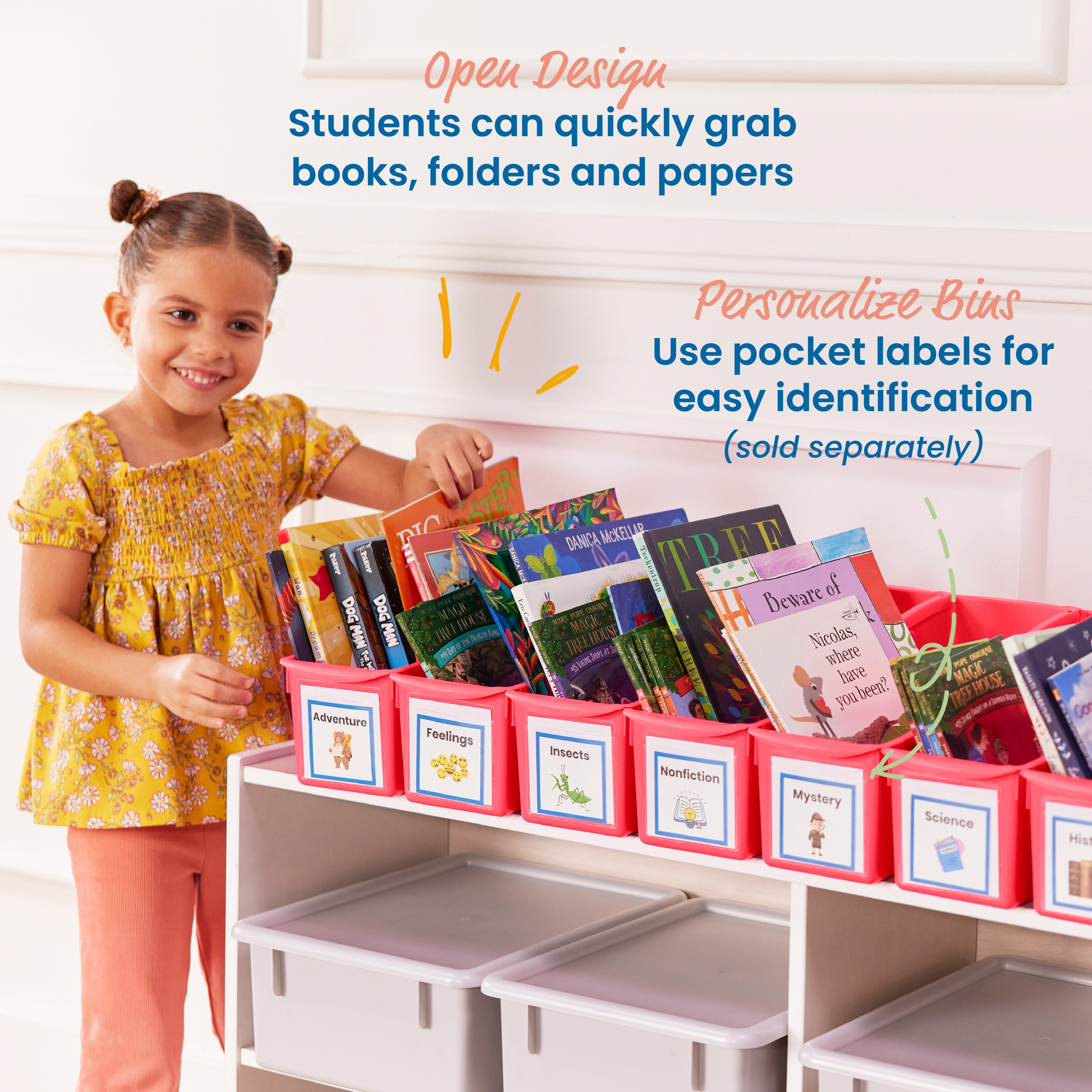 Linking Book Bin, 10-Piece