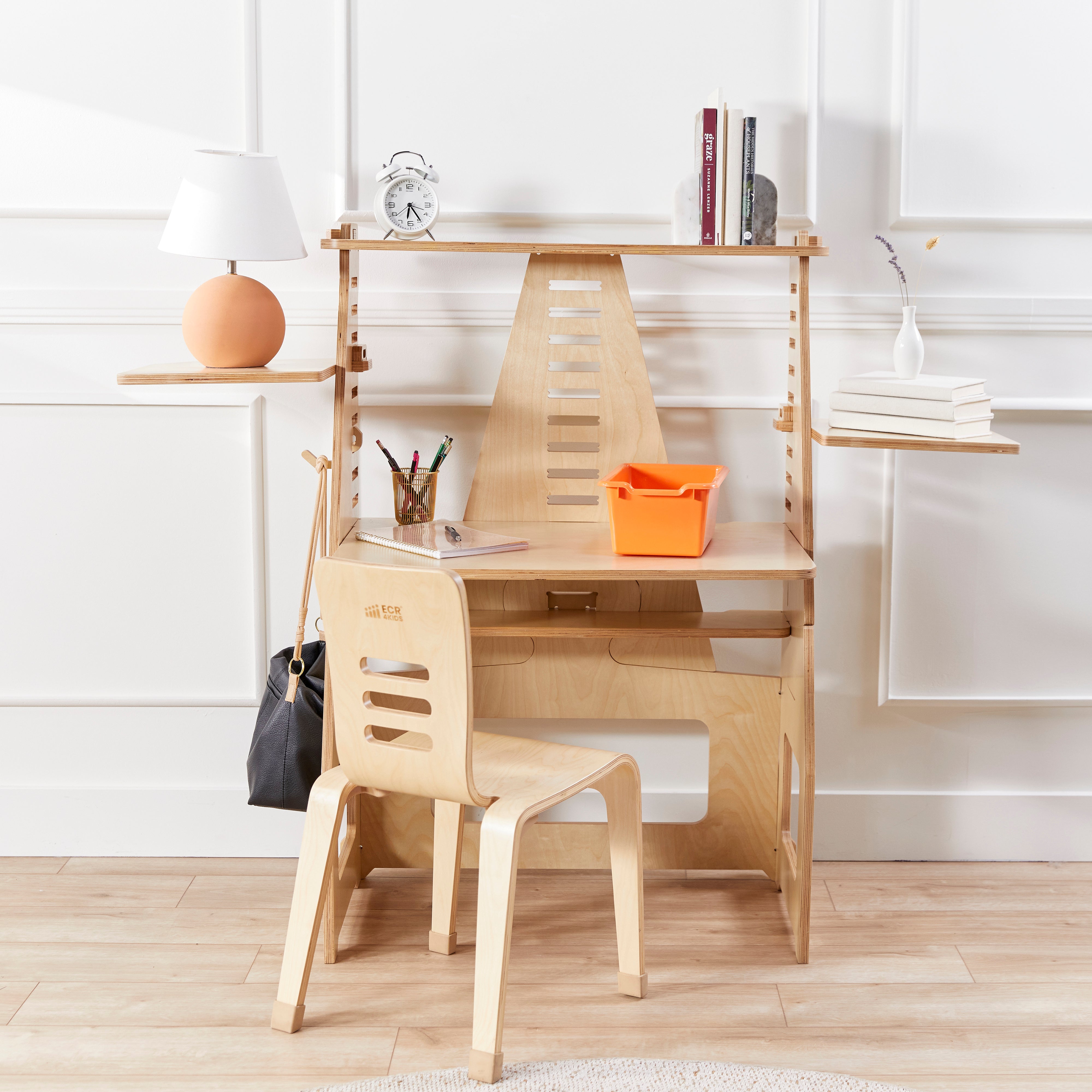 Scoop Front Plastic Storage Bins, 20-Piece