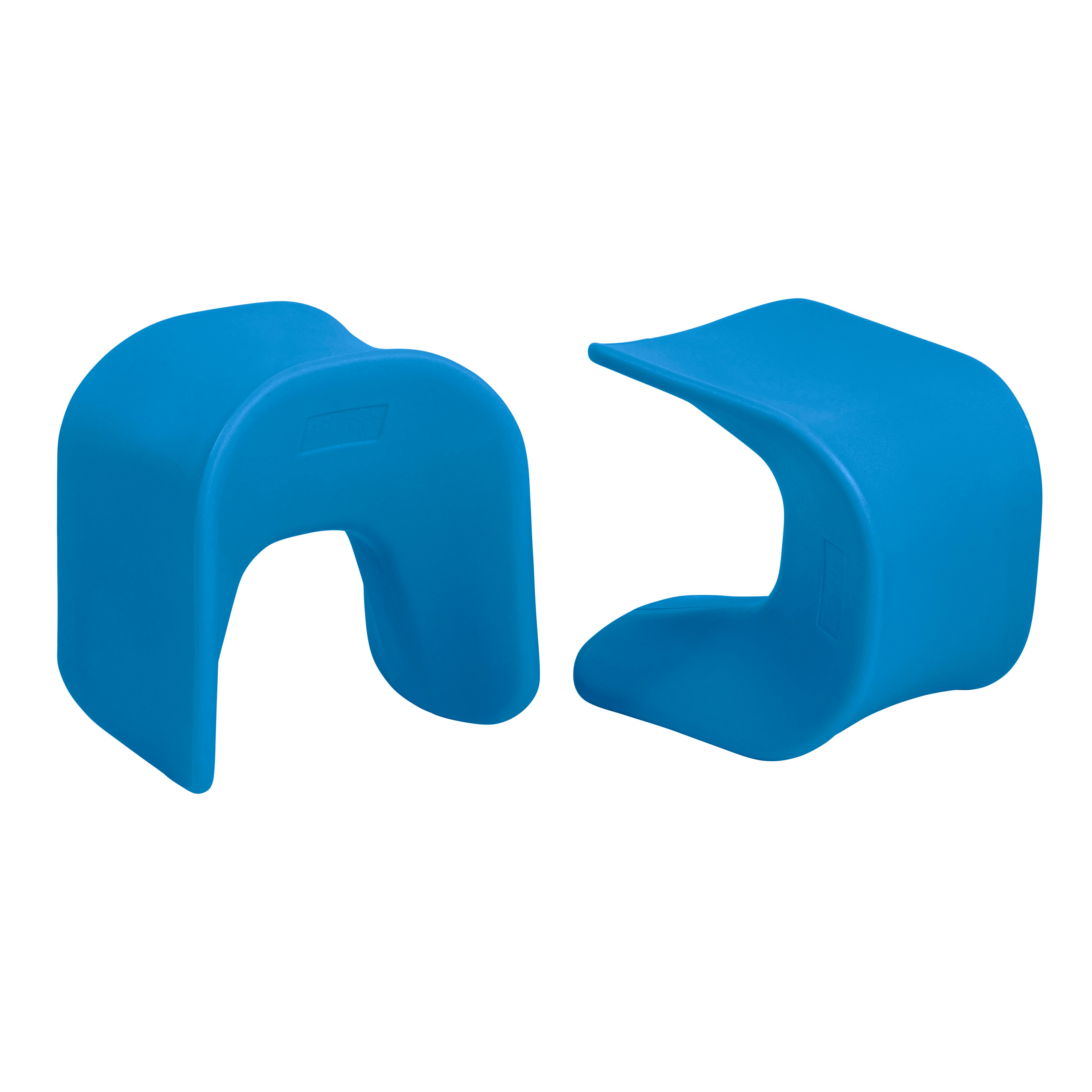 Wave Seat, 18in - 19.6in Seat Height, 2-Pack