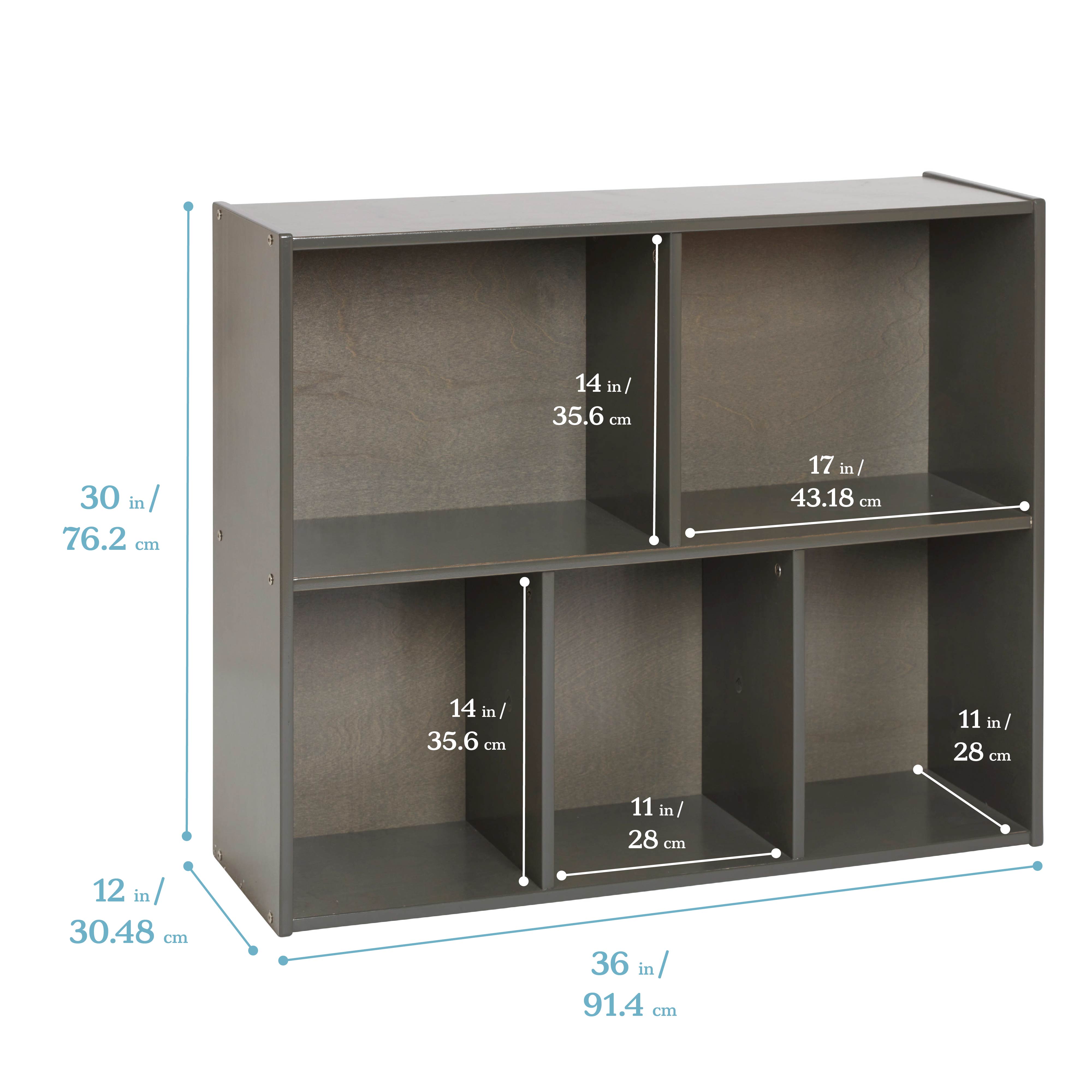 Streamline 5-Compartment Storage Cabinet, 30in