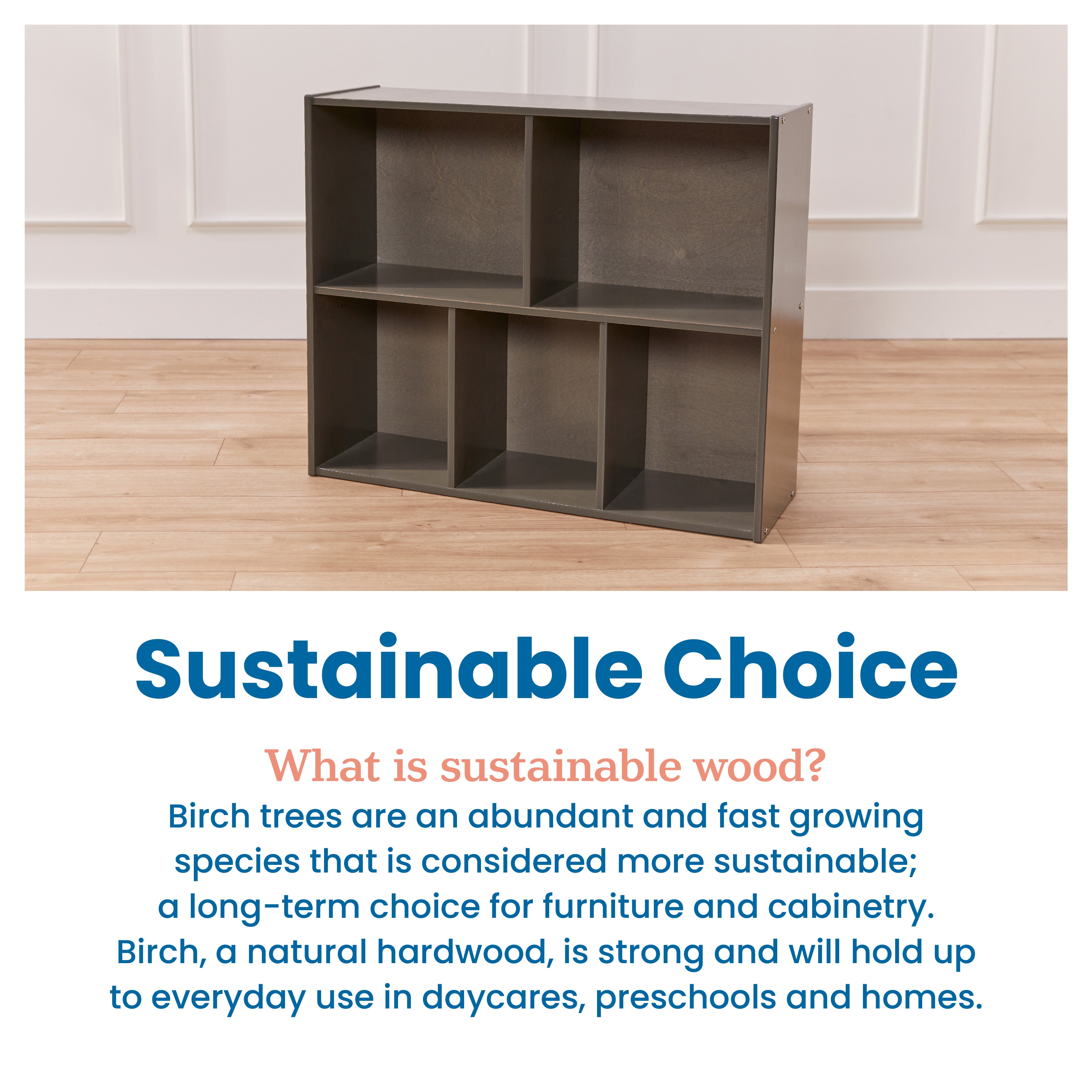 Streamline 5-Compartment Storage Cabinet, 30in