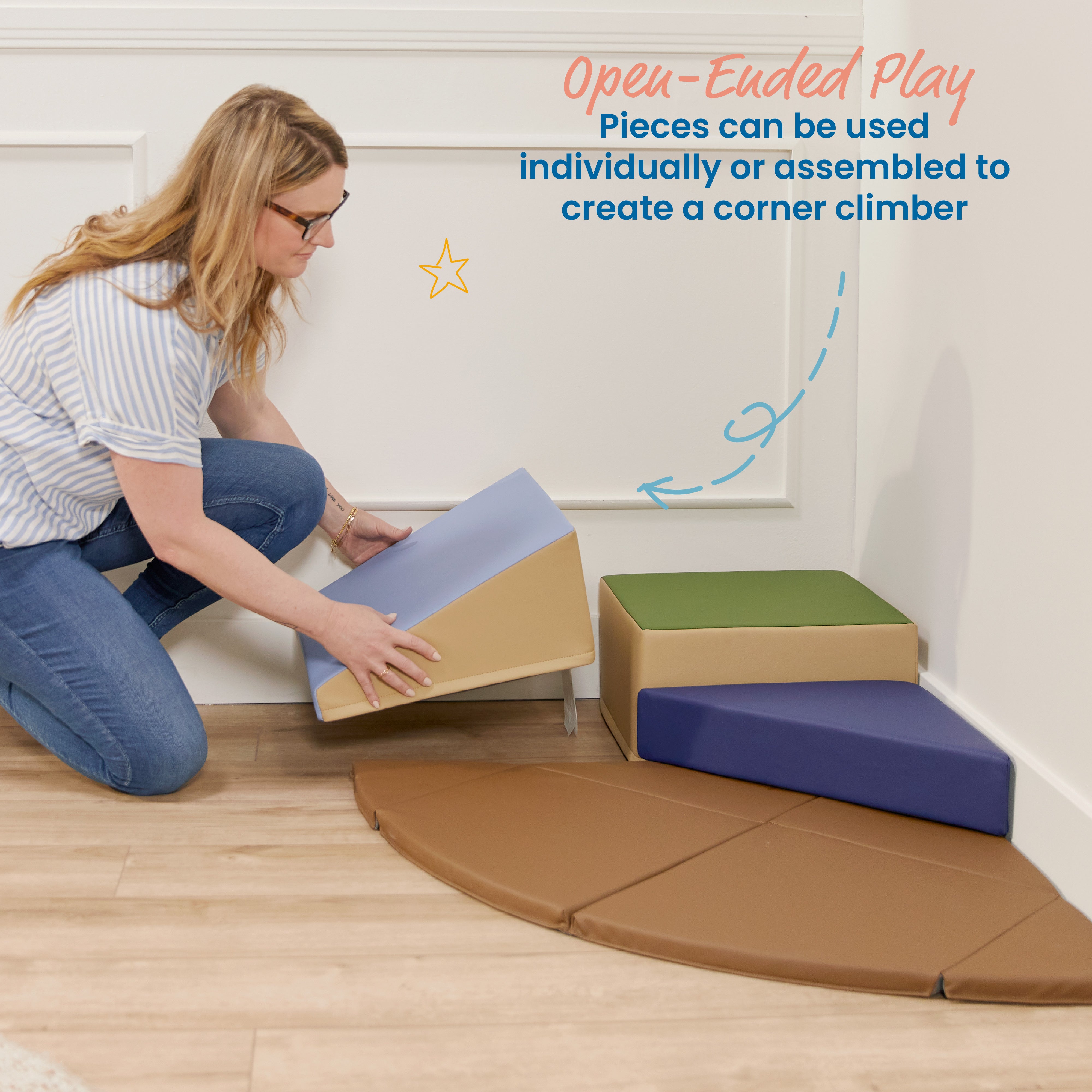 Junior Adventurer's Summit with Ramps, 17-Piece