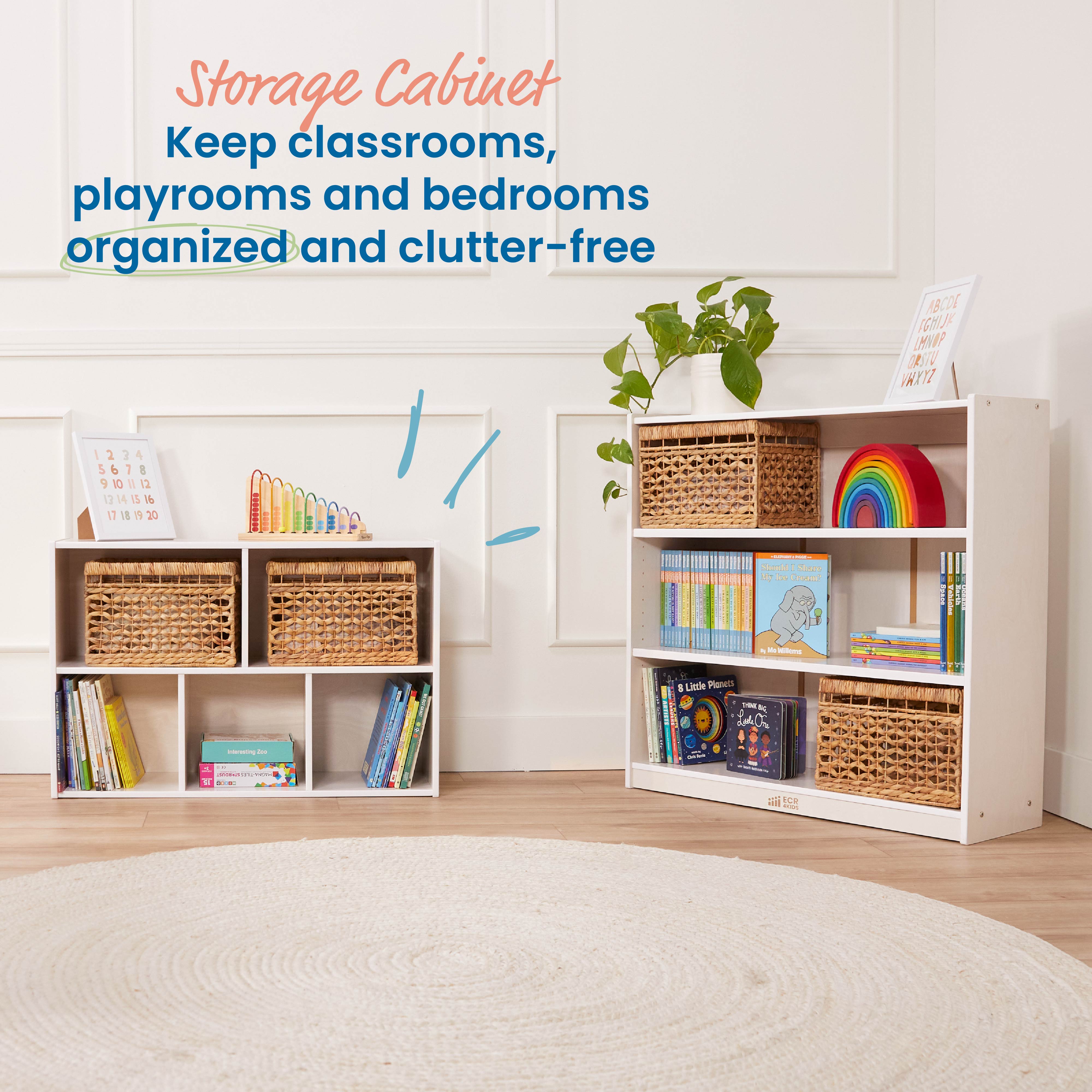 Streamline 5-Compartment Storage Cabinet, 24in