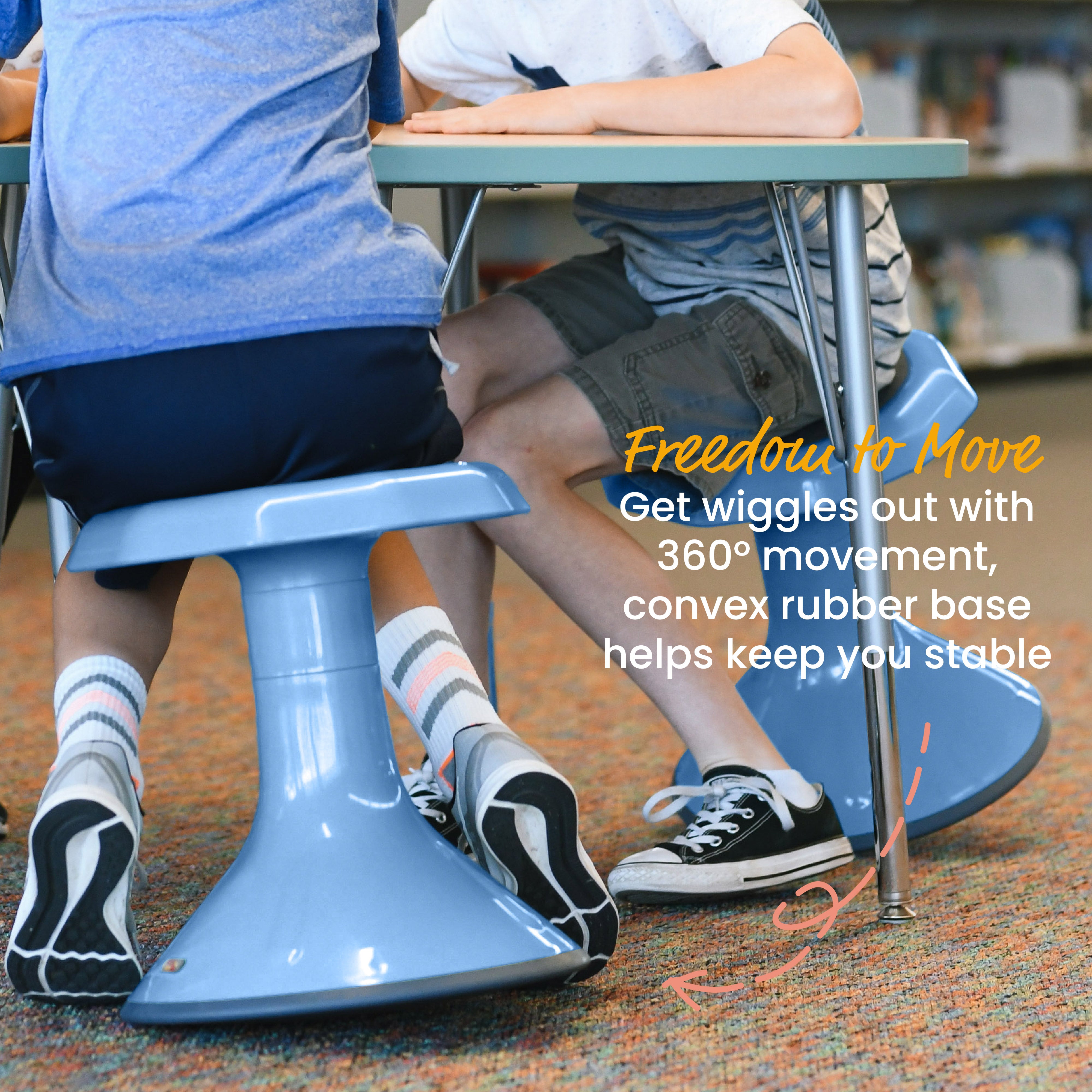 ACE Active Core Engagement Wobble Stool, 15-Inch Seat Height