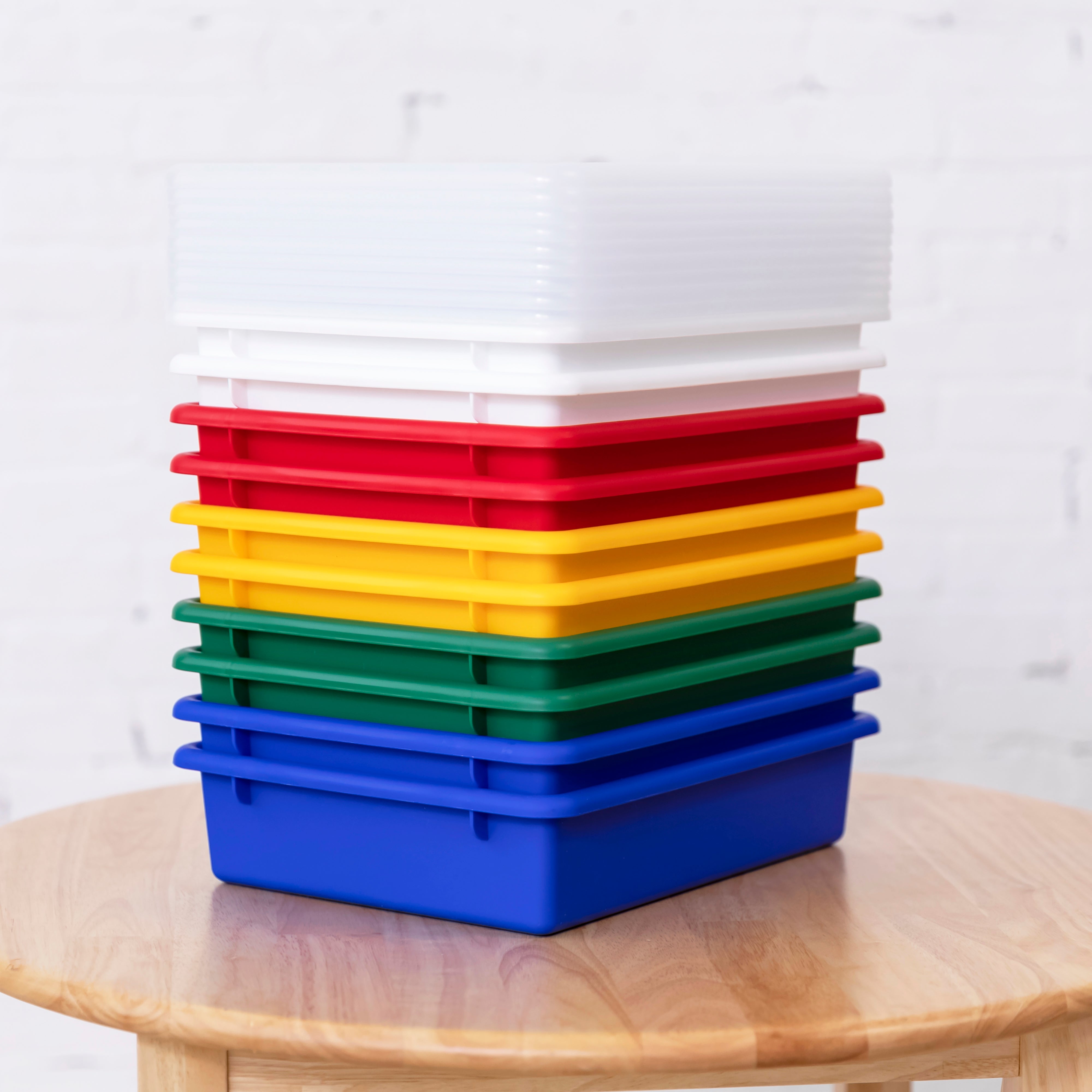 Letter Size Tray with Lid, 10-Piece