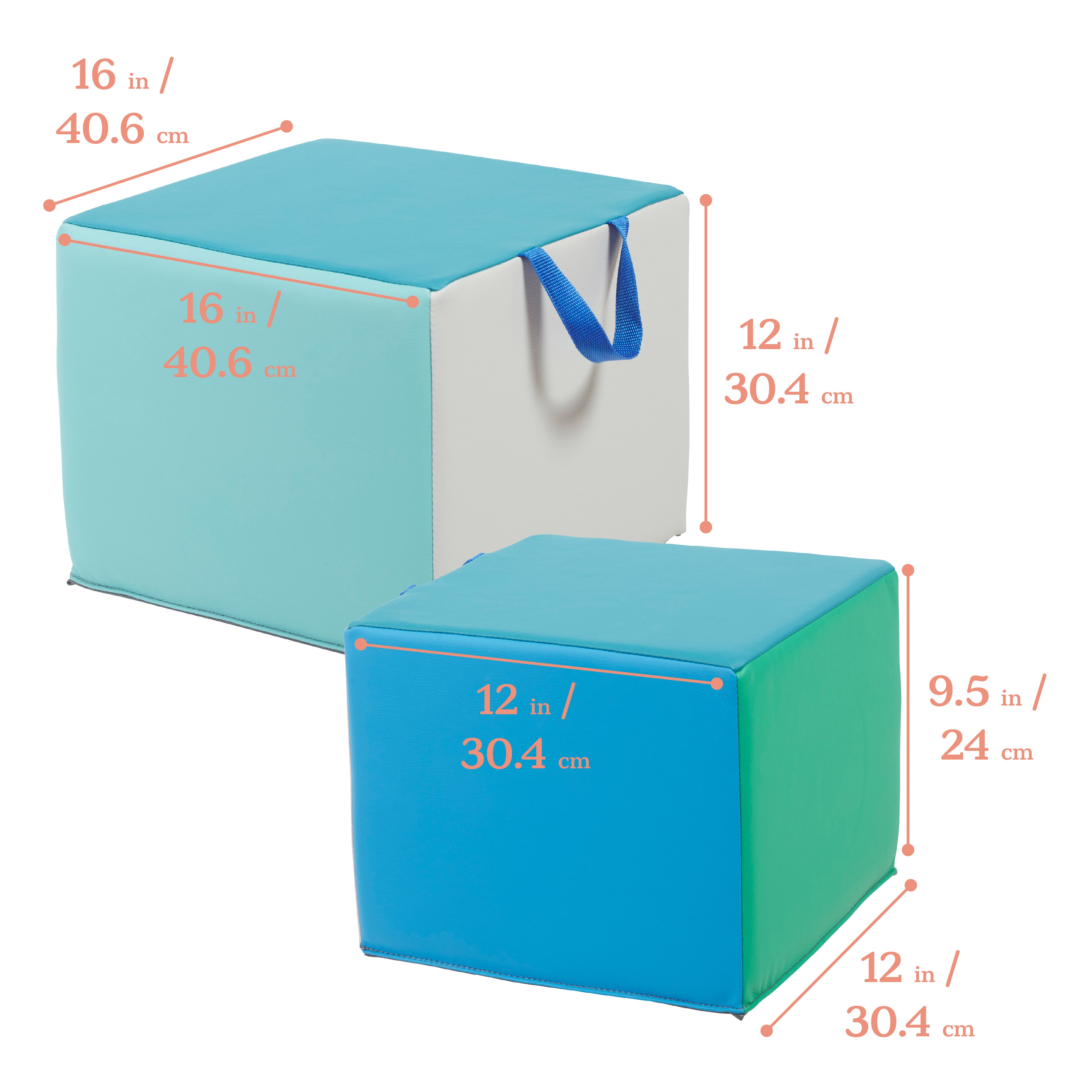 Cozy Cube with Handle Seating Set, 5-Piece
