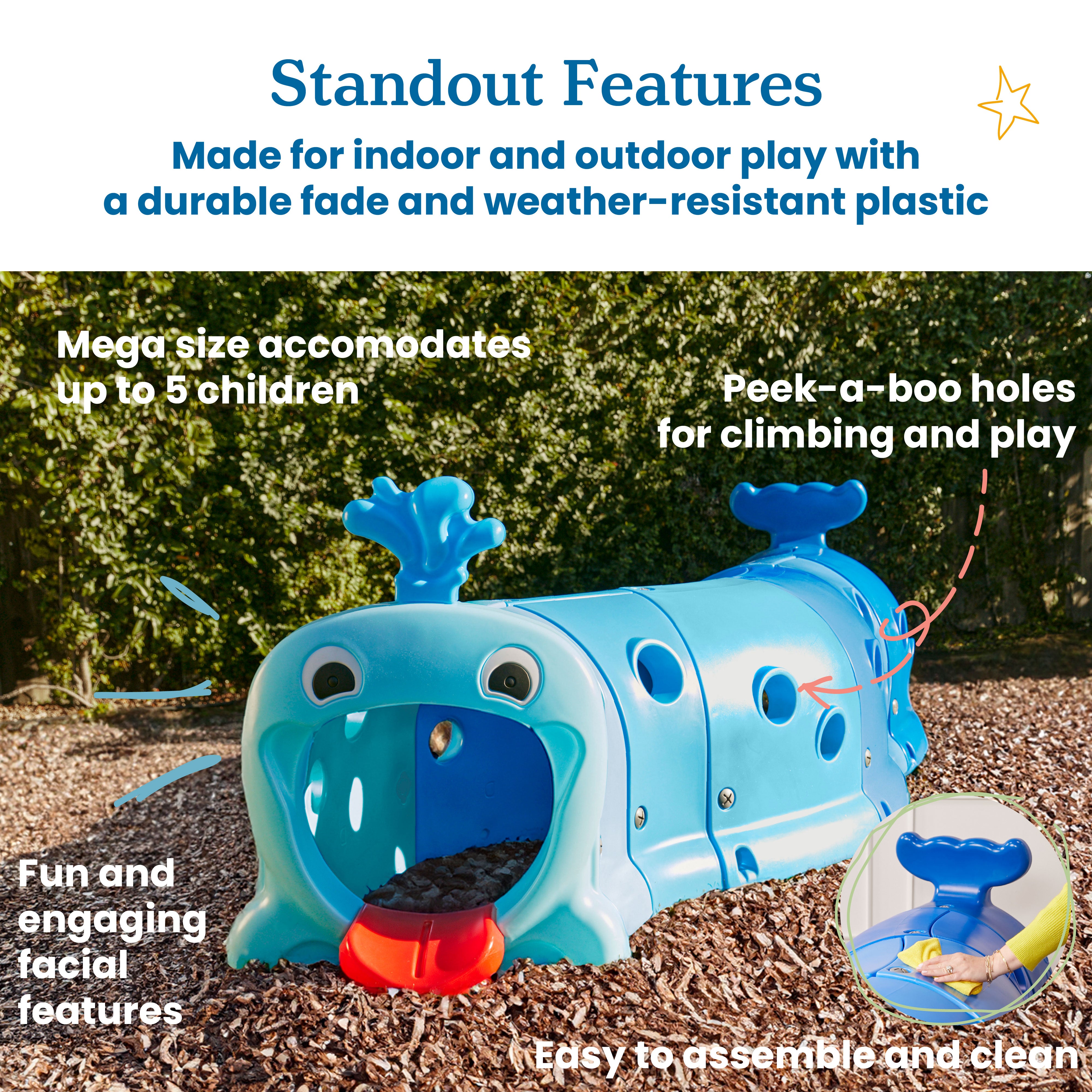 Willow Climb-N-Crawl Whale