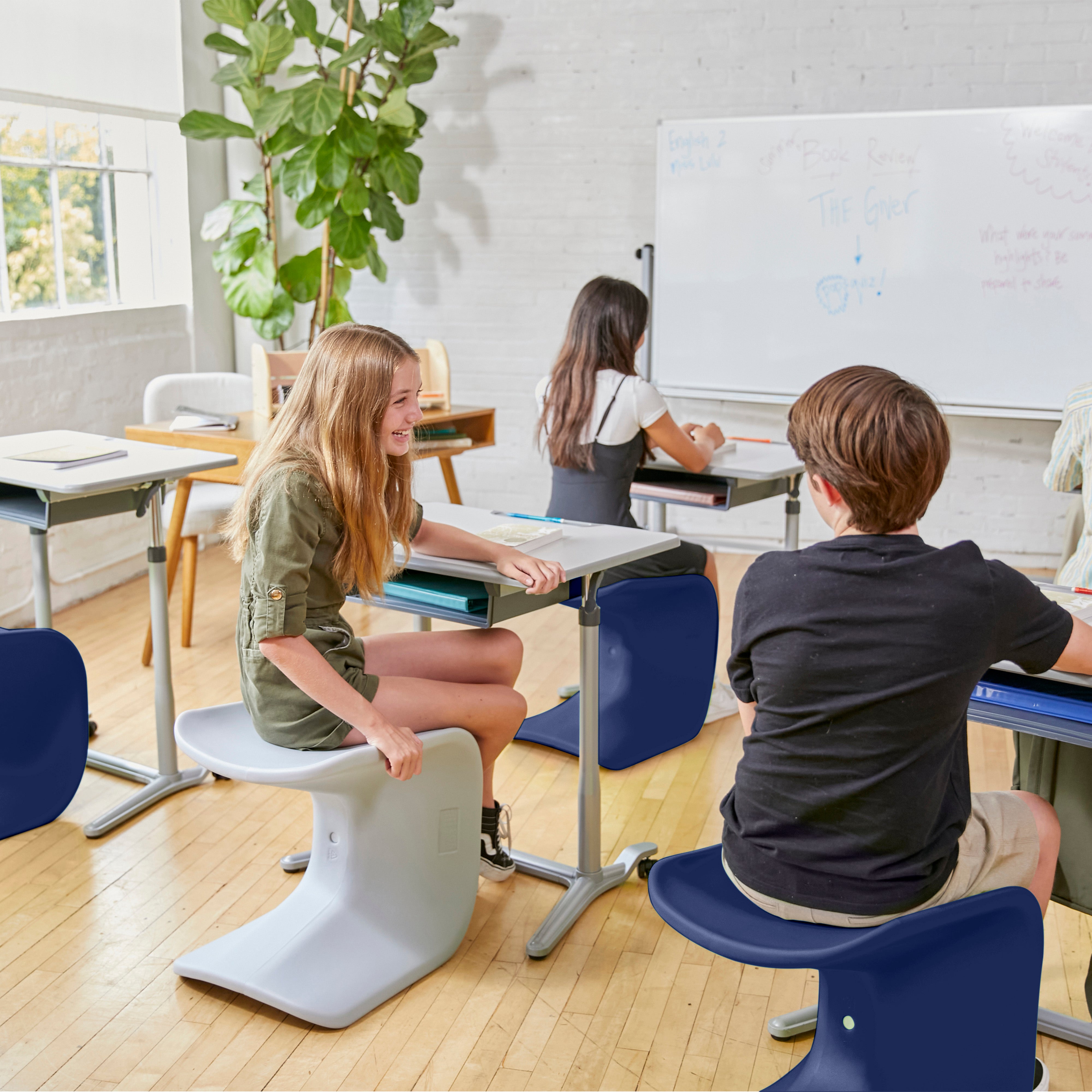 Wave Seat, 18in - 19.6in Seat Height, 2-Pack