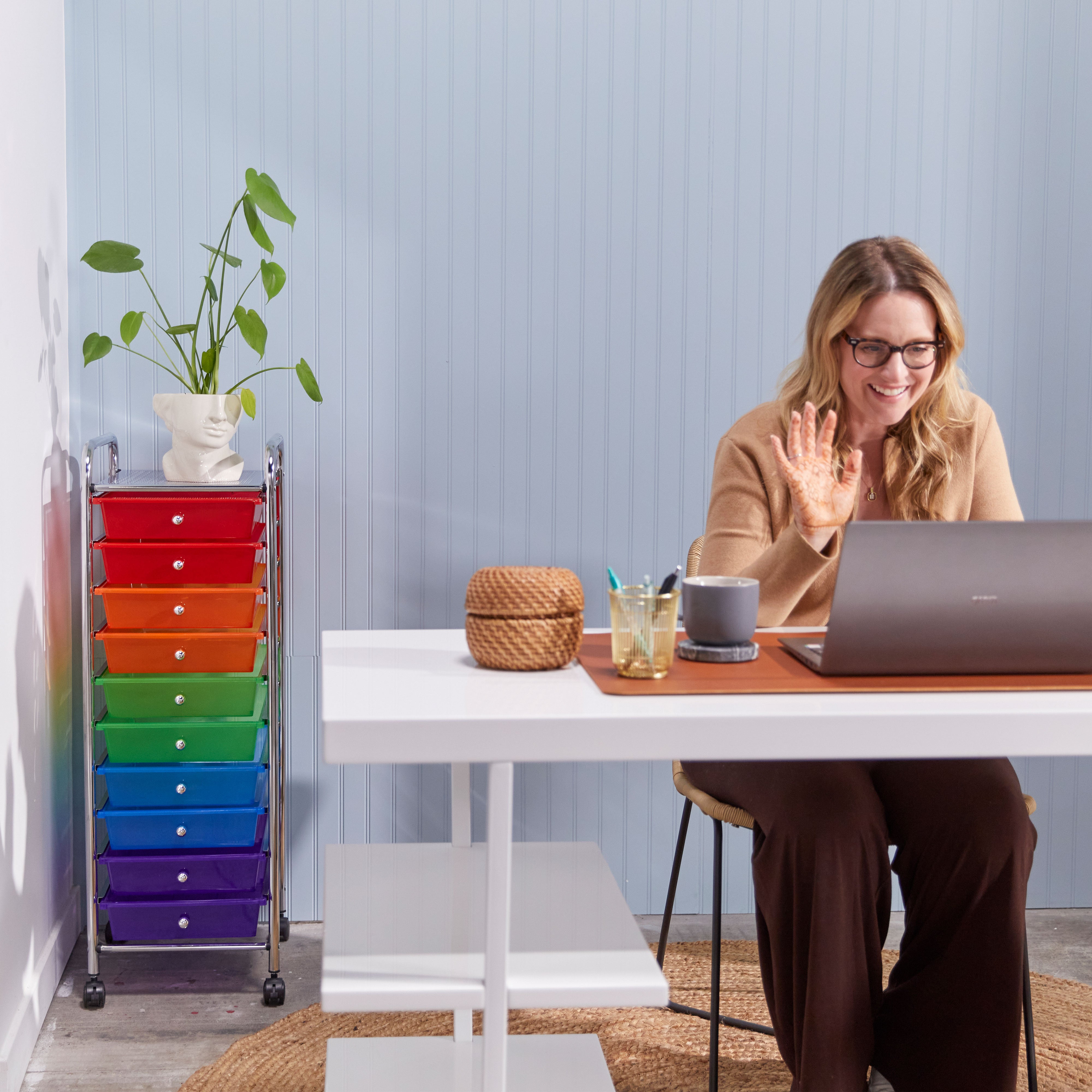 10-Drawer Mobile Organizer