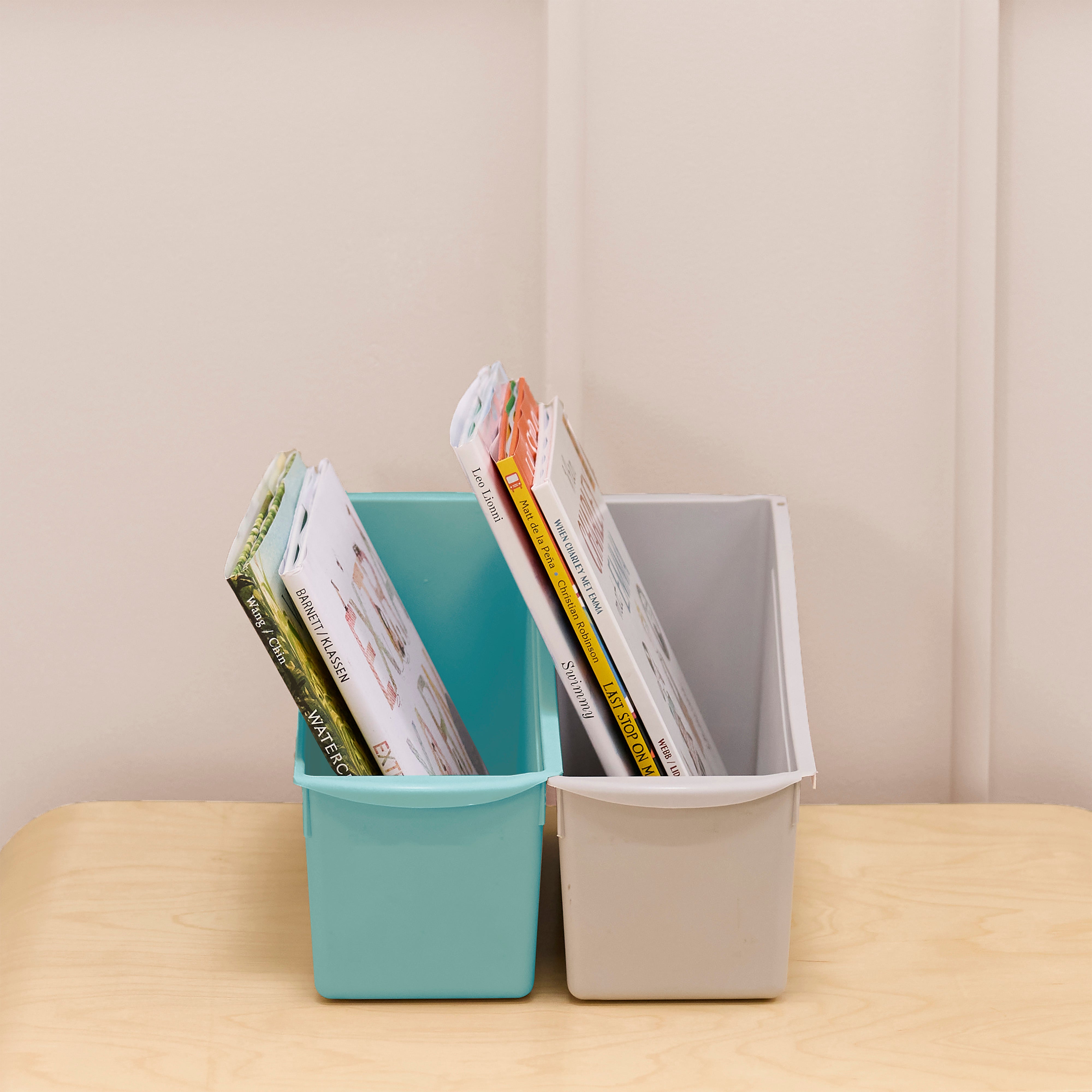 Linking Storage Book Bins, 10-Piece
