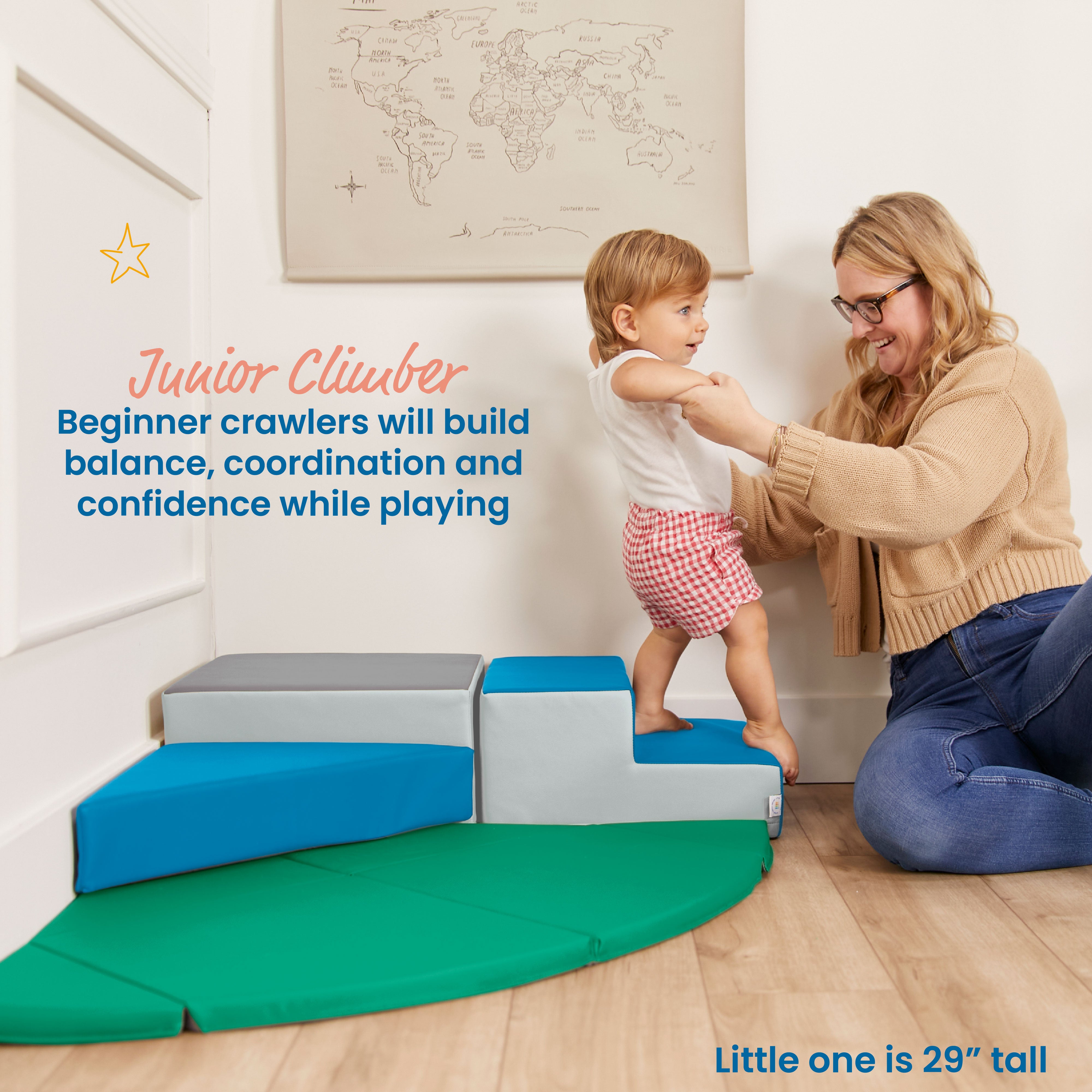 Junior Adventurer's Summit Step Corner Climber, 4-Piece