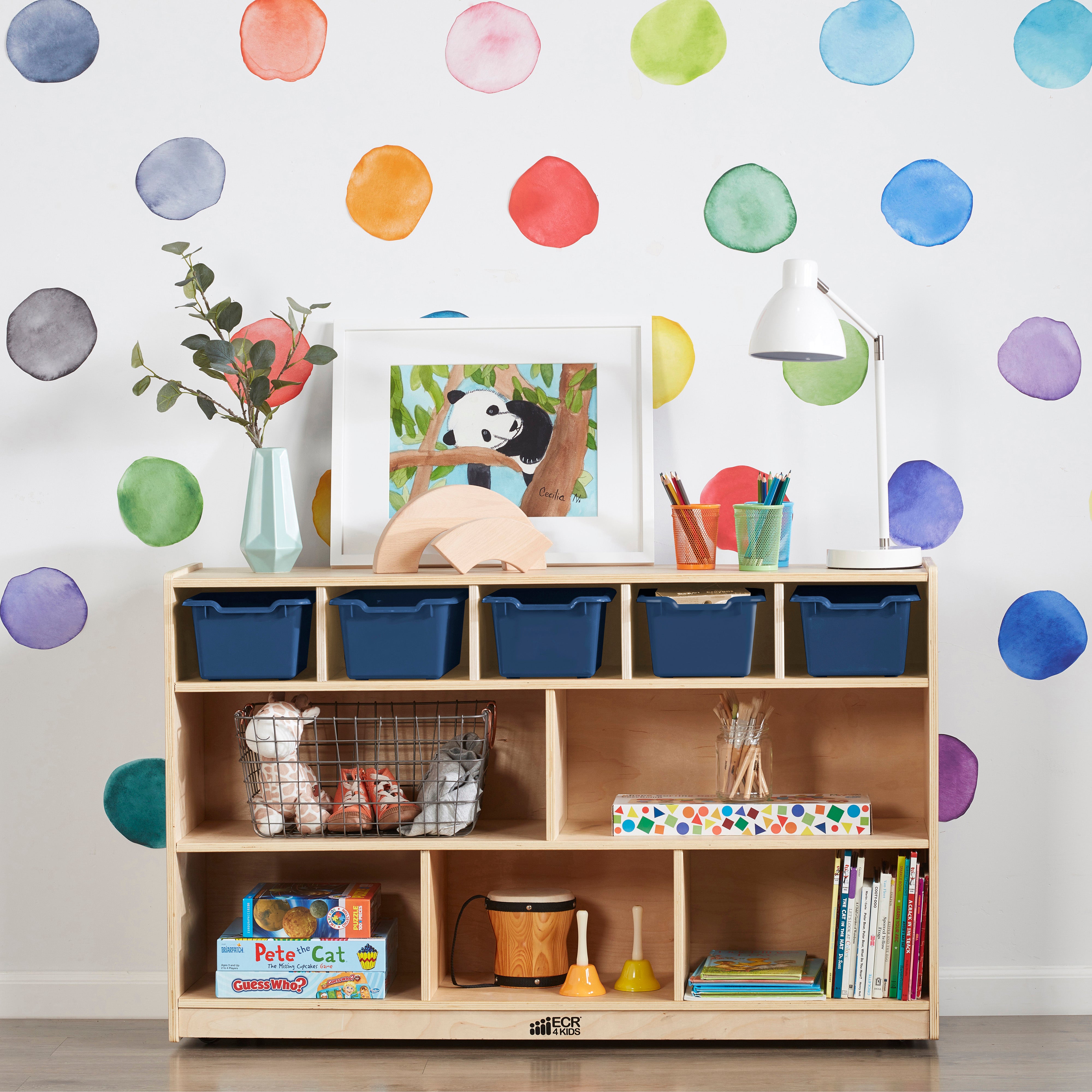 Scoop Front Storage Bin, 5-Piece