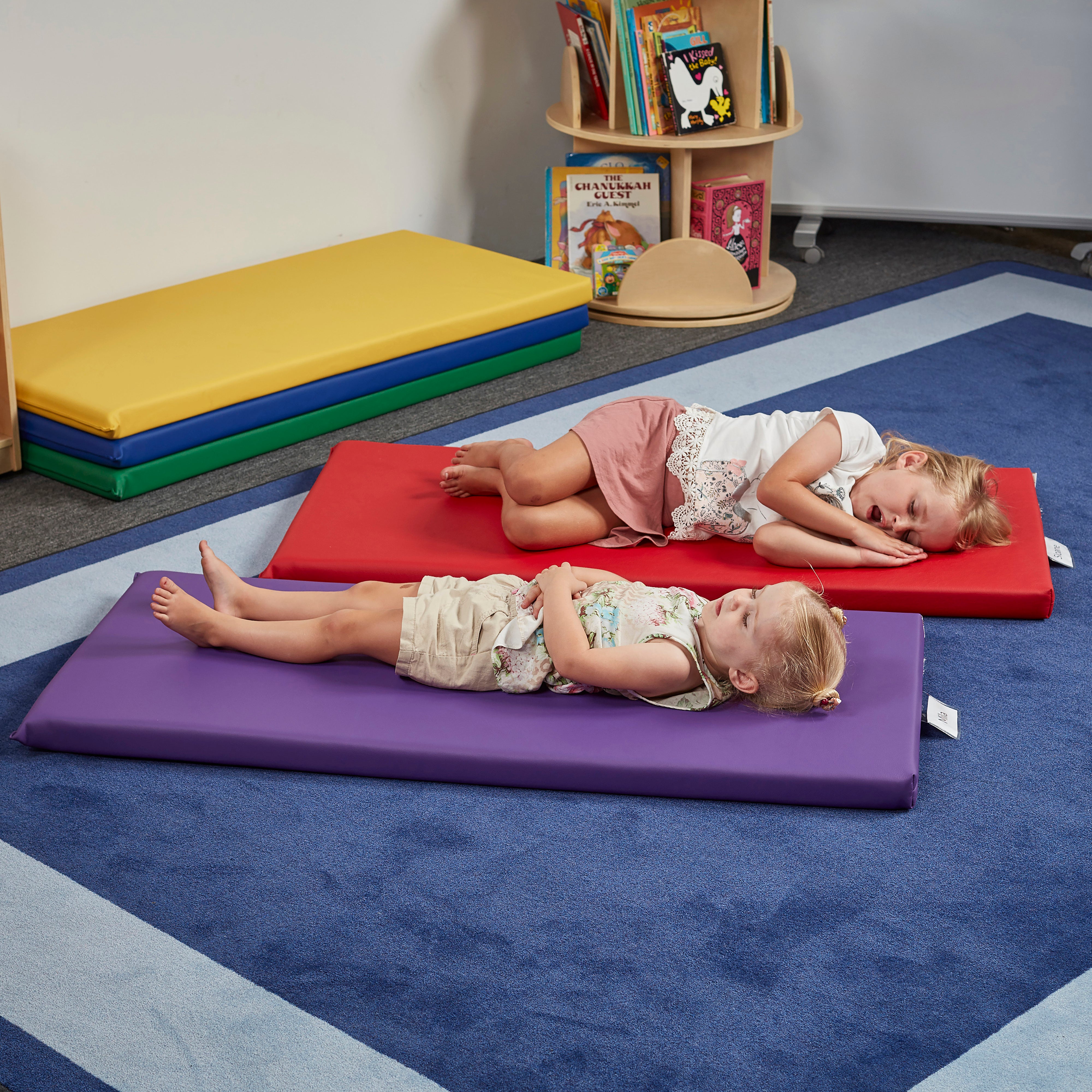 Rainbow Rest Mat with Name Tag, 5-Piece