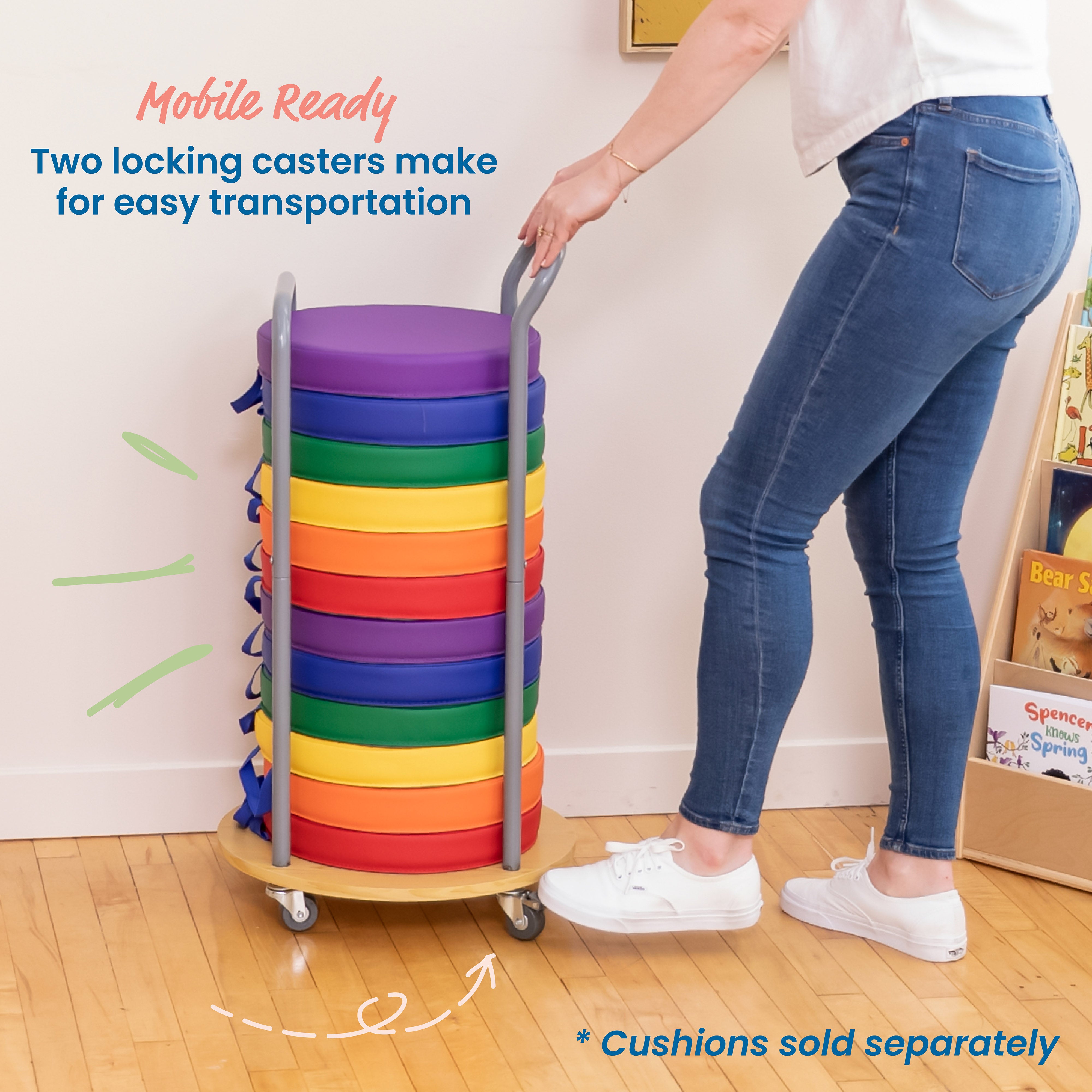 Mobile Cushion Cart
