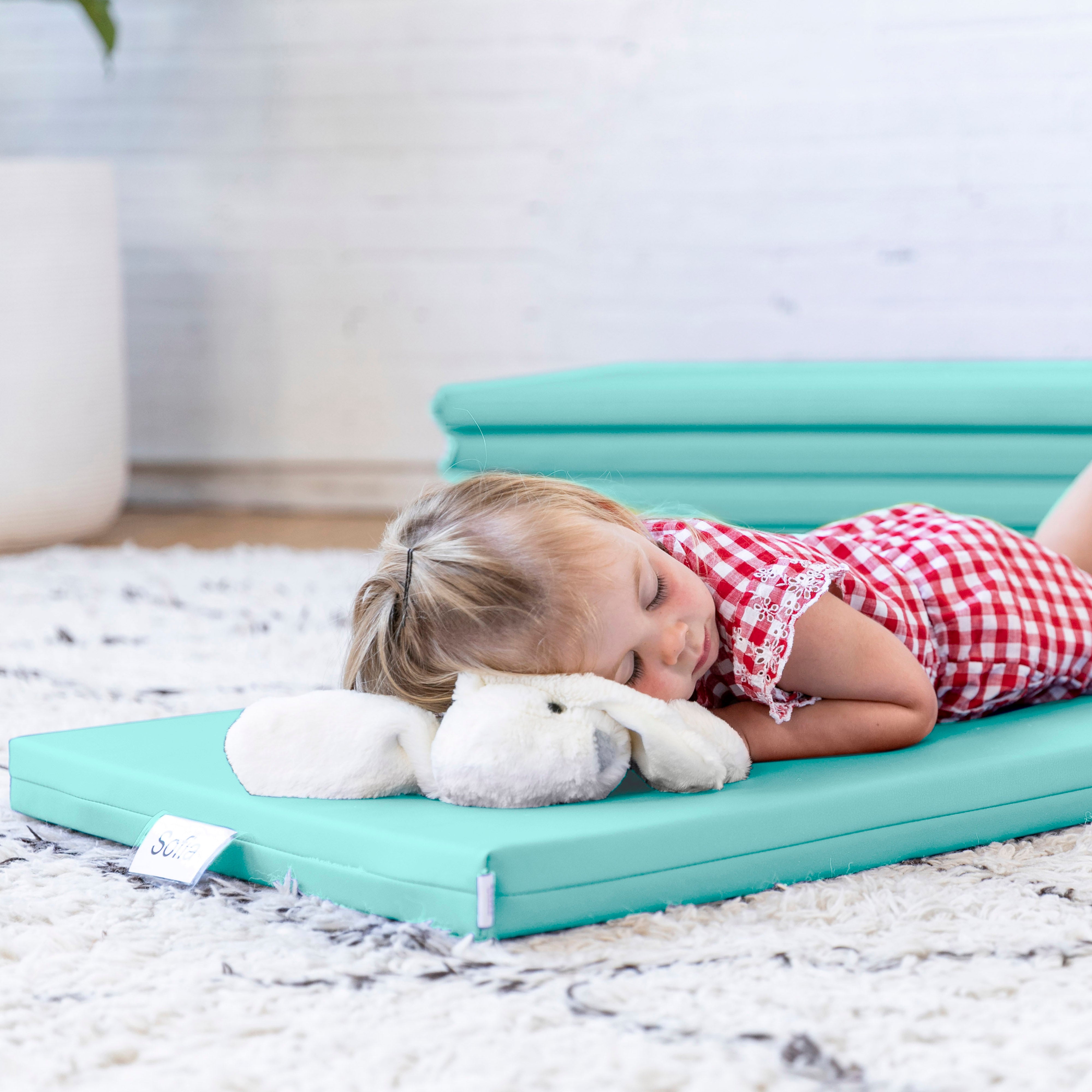 Rainbow Rest Mat with Name Tag, 5-Piece