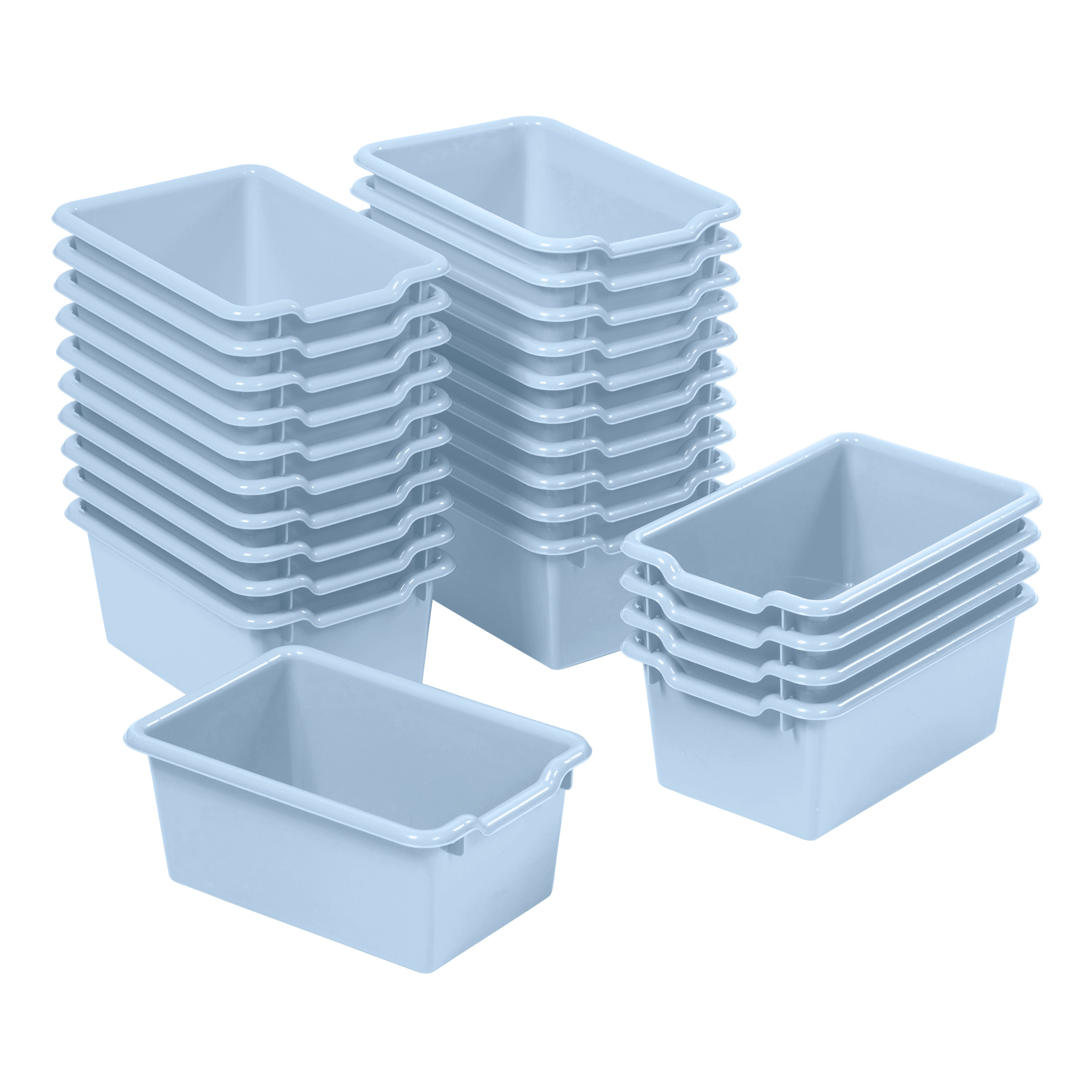 Scoop Front Storage Bins, 25-Piece