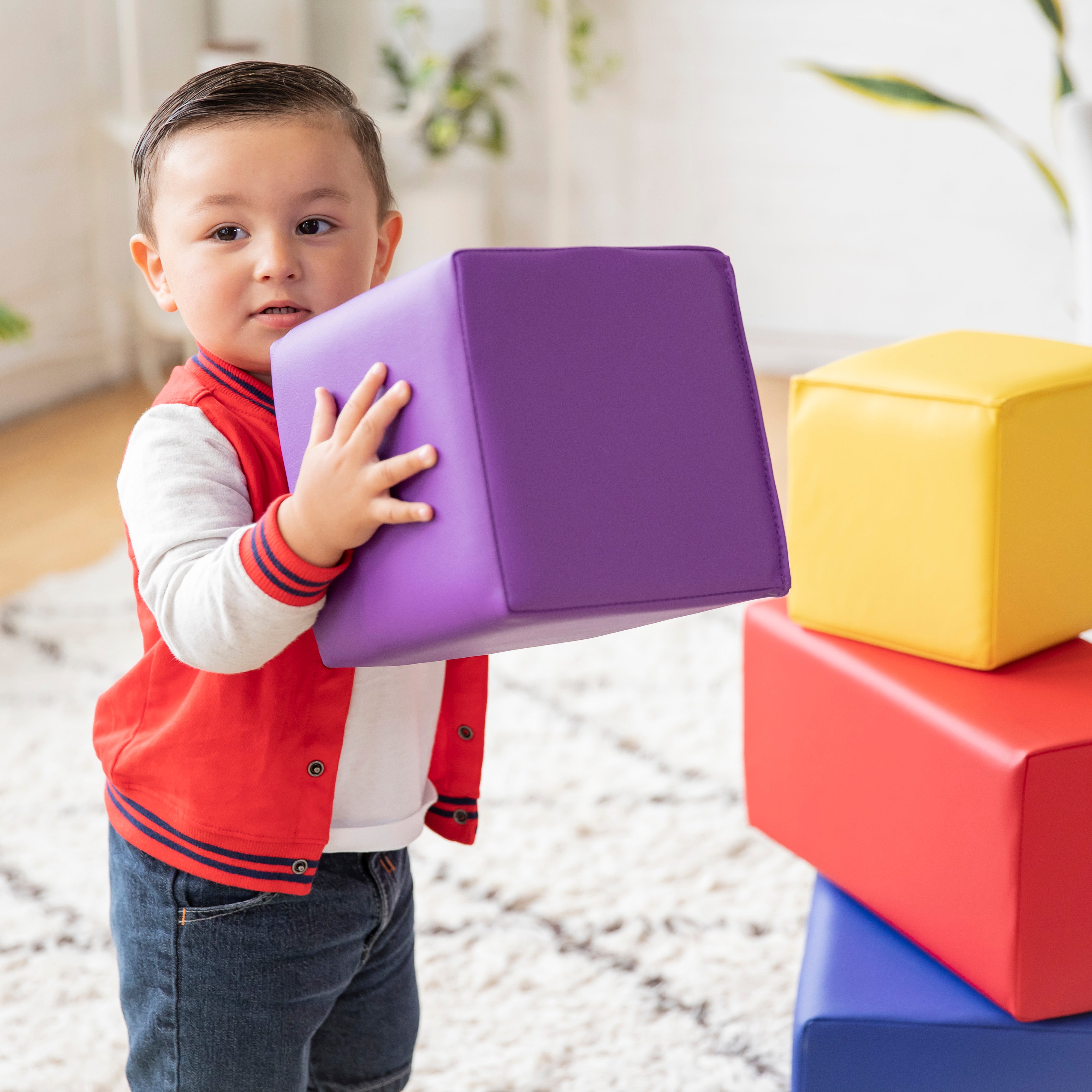 Big Foam Building Blocks, 7-Piece