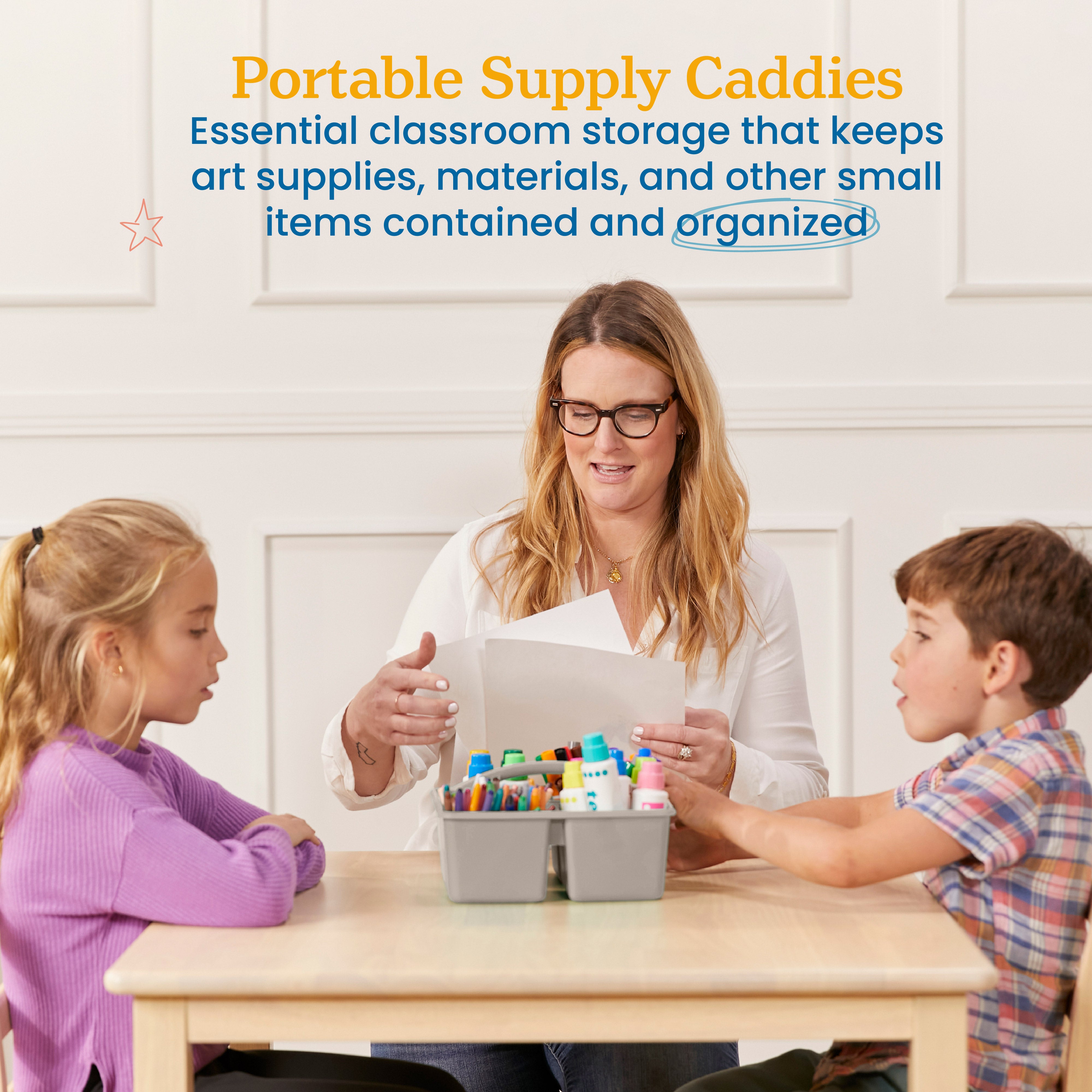 4-Compartment Medium Caddy, 6-Pack