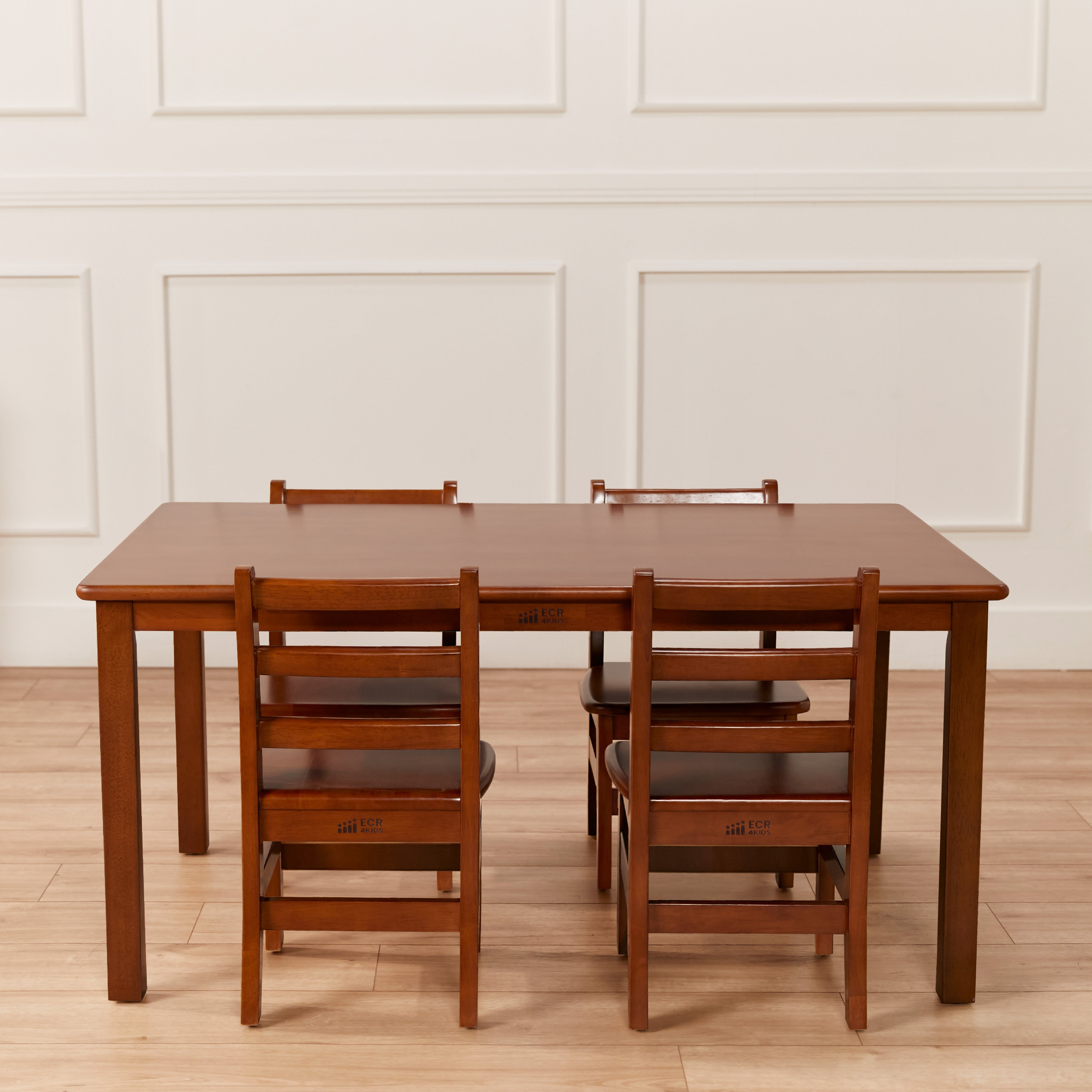 30in x 48in Rectangular Hardwood Table with 22in Legs