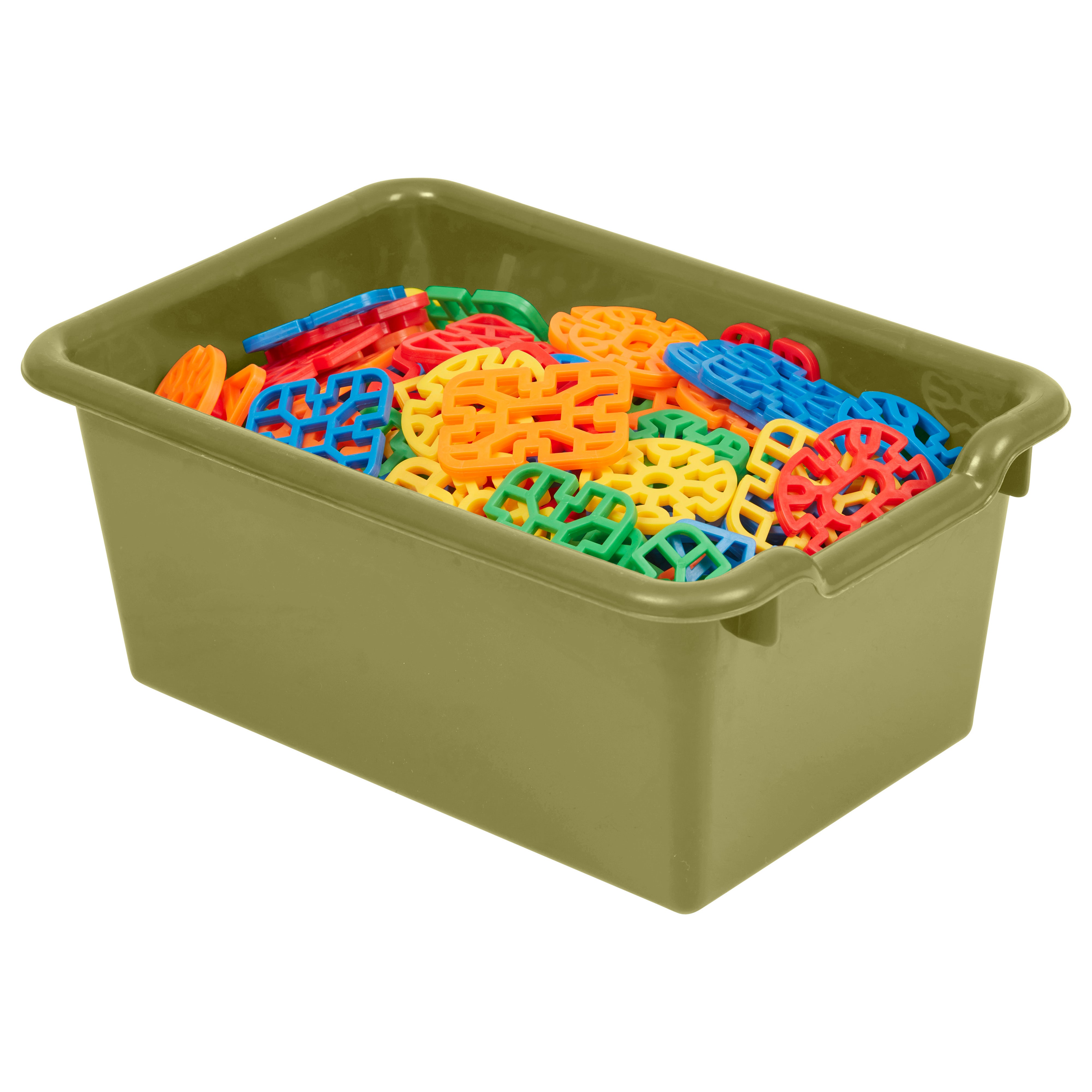 Scoop Front Storage Bins, Multipurpose Organization, 20-Pack