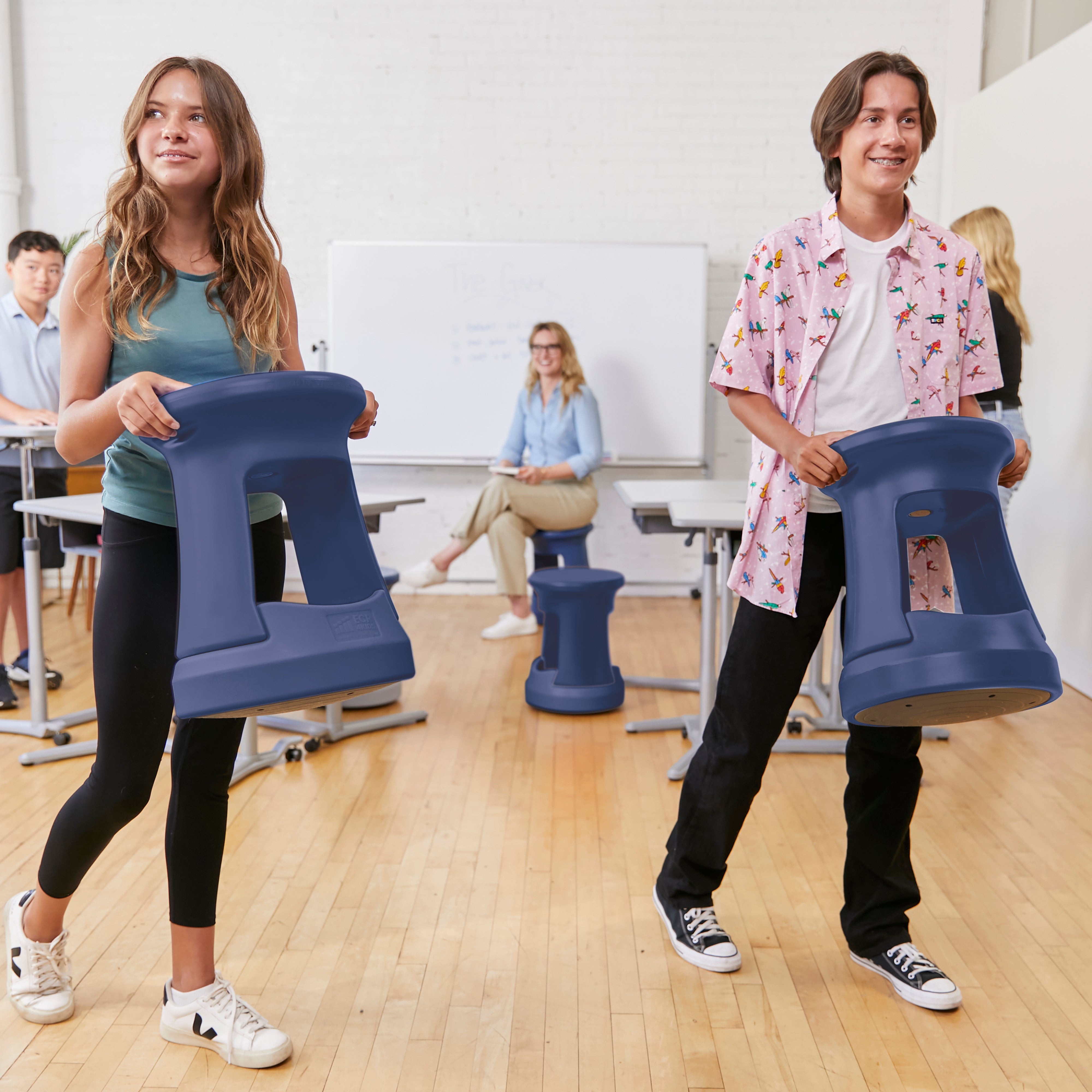 Storage Wobble Stool, 18in Seat Height