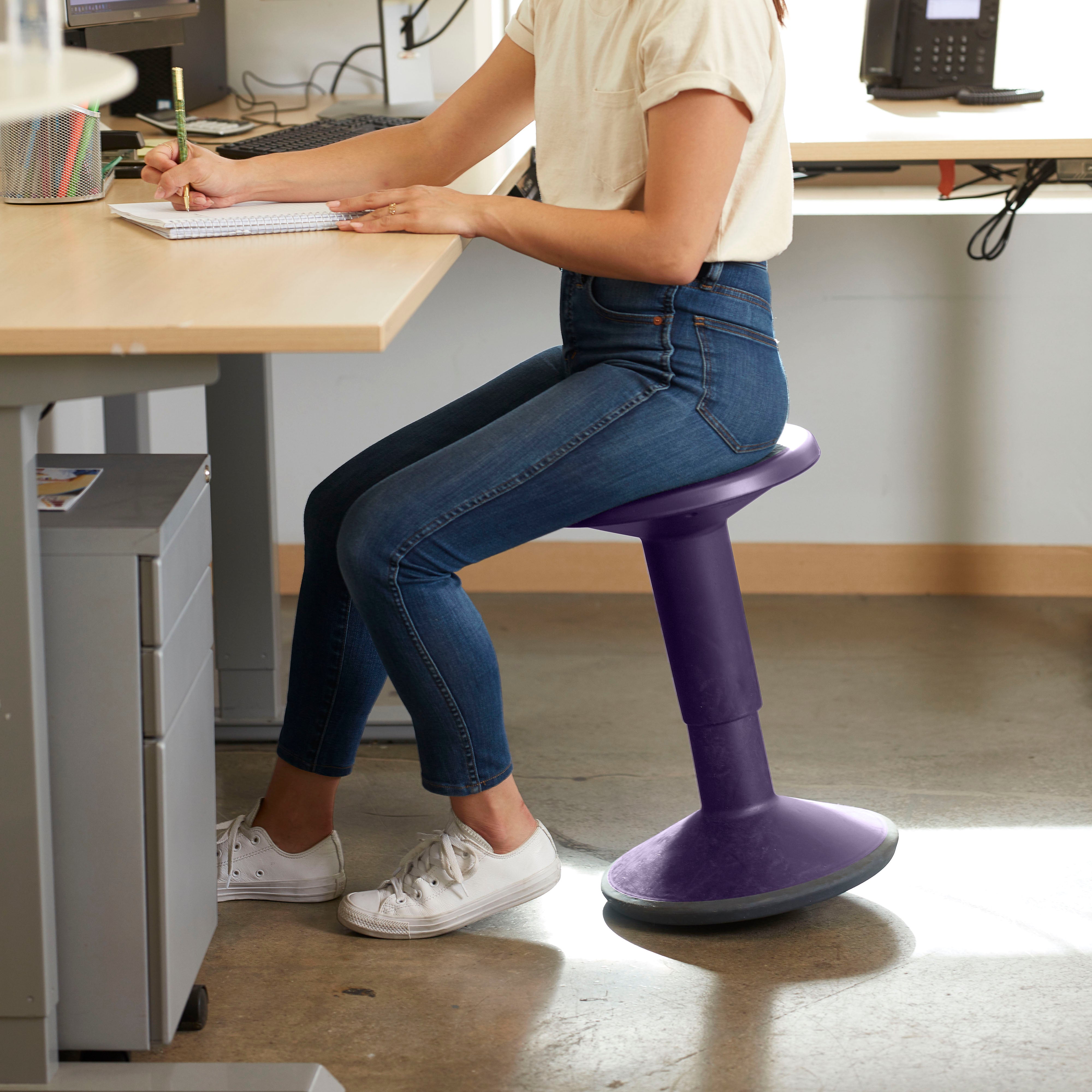 SitWell Wobble Stool, Adjustable Height