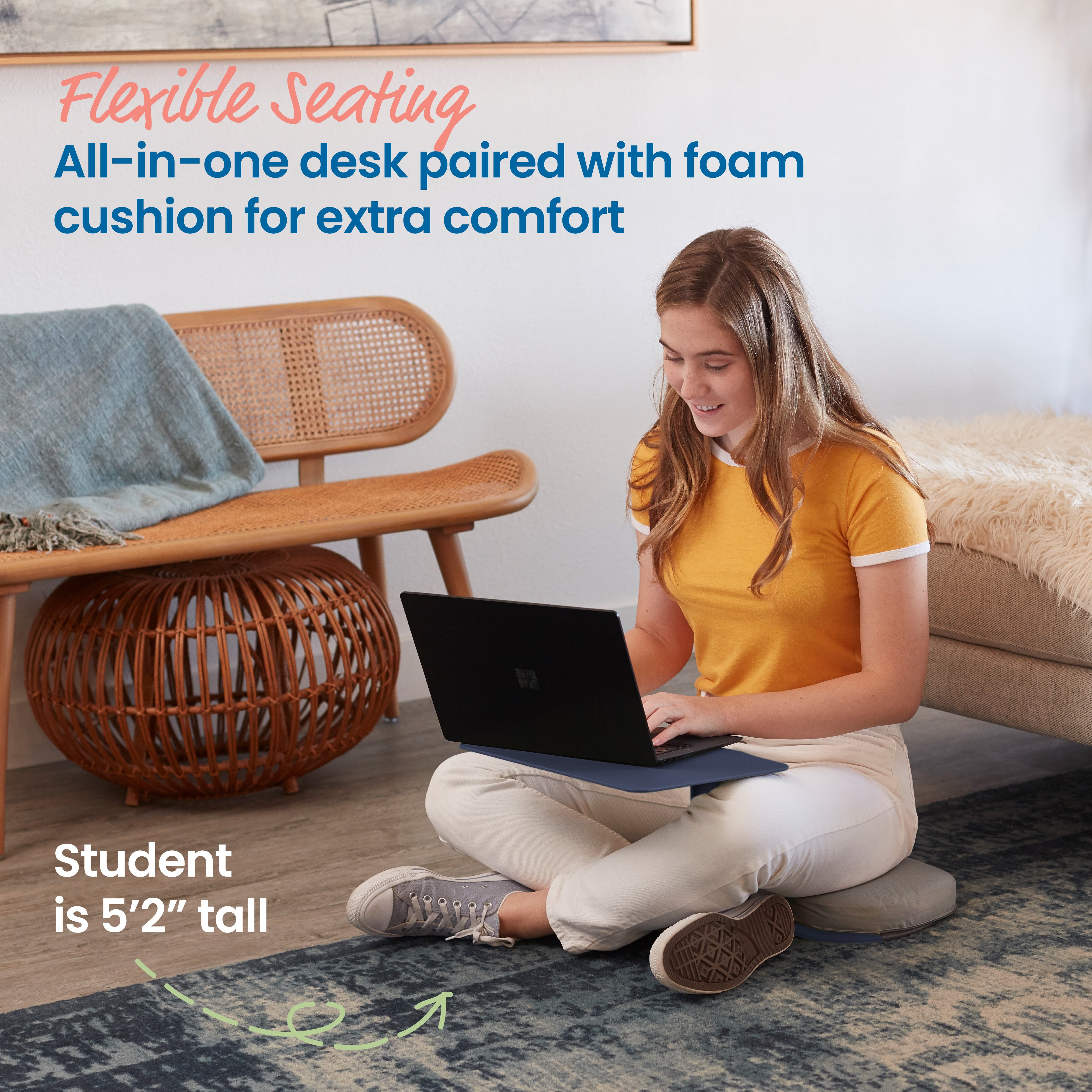 The Surf Portable Lap Desk with Cushion, 10-Piece